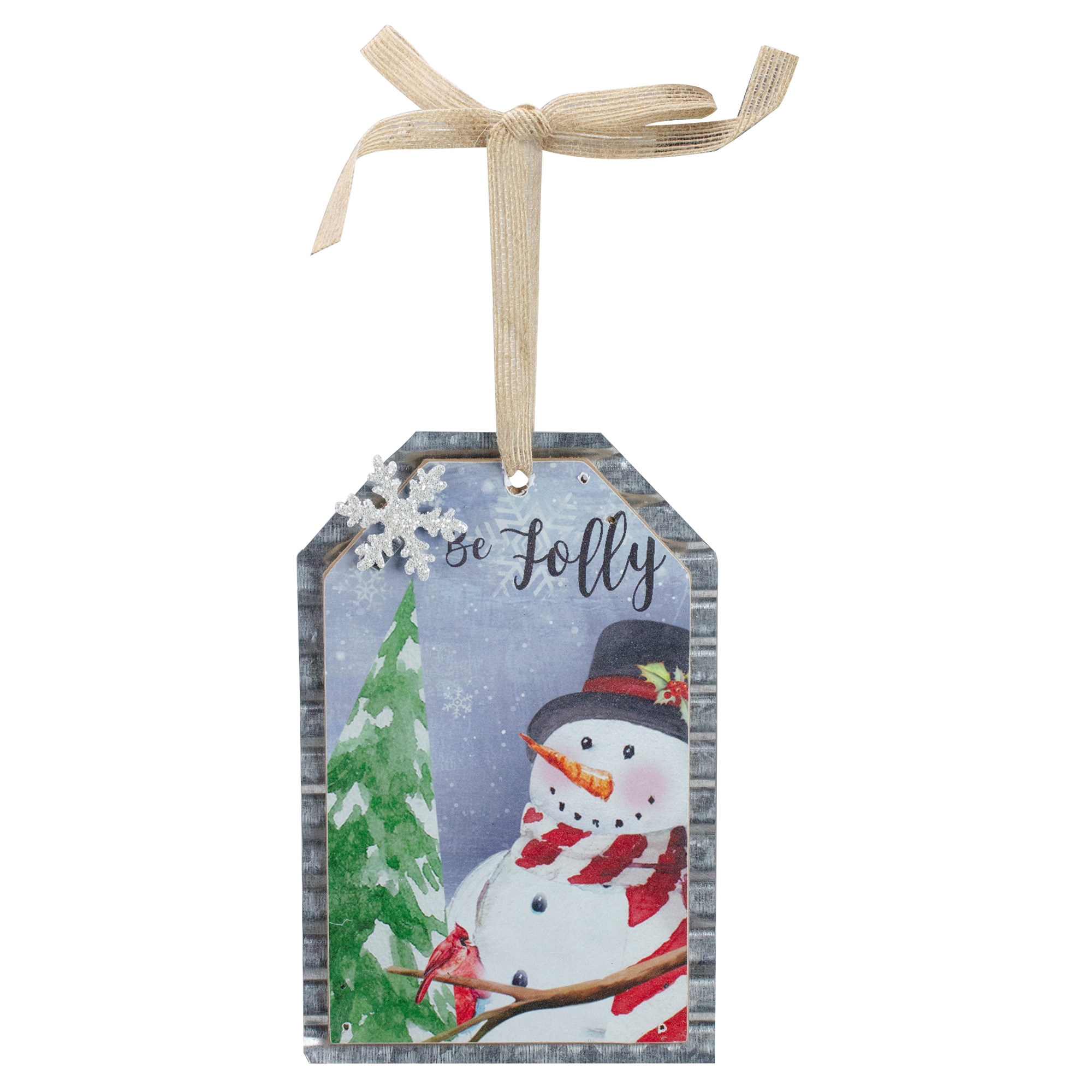 Northlight 34315089 8-in Merry Christmas Christmas Decor