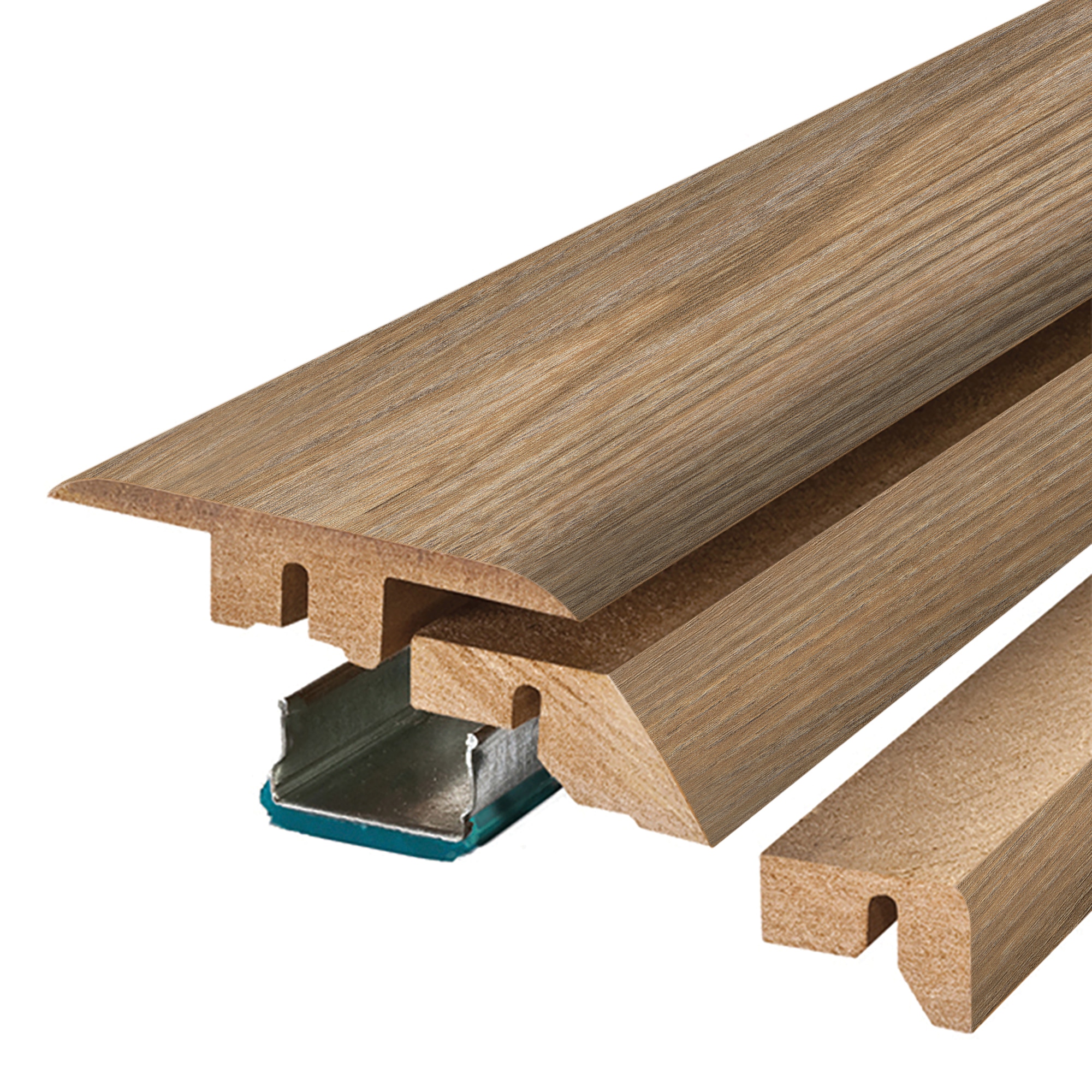 Project Source M4N1S-08132 Sumerlyn Prefinished 0.75-in T x 2.37-in W x 78.7-in L Laminate wood Multi-purpose Floor Moulding