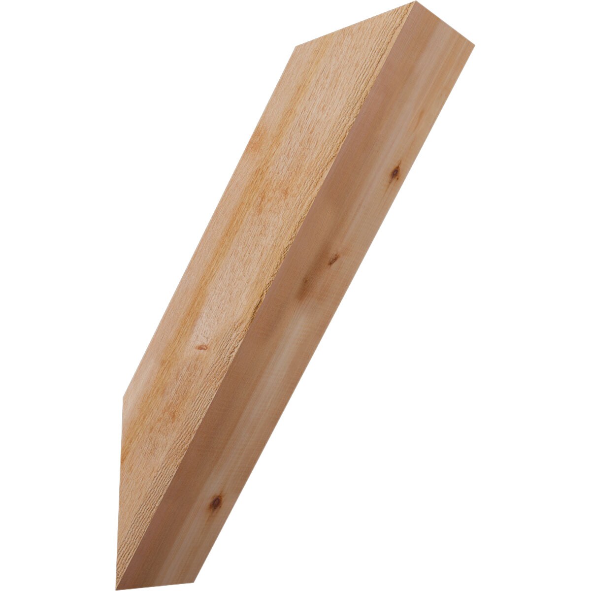 Ekena Millwork BRC06X20X28TRA00RWR 6-in x 20-in x 28-in Western Red Cedar Unfinished Wood Traditional rough sawn