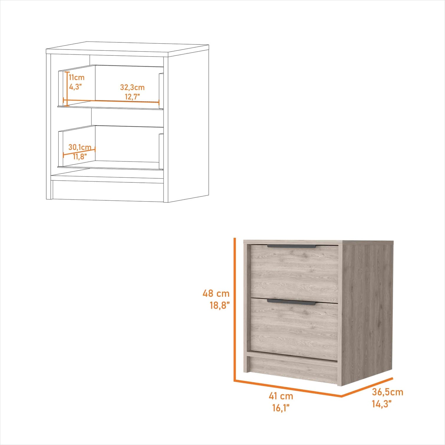 SunJet I32AE4U8HTJ3 nightstands - View #5