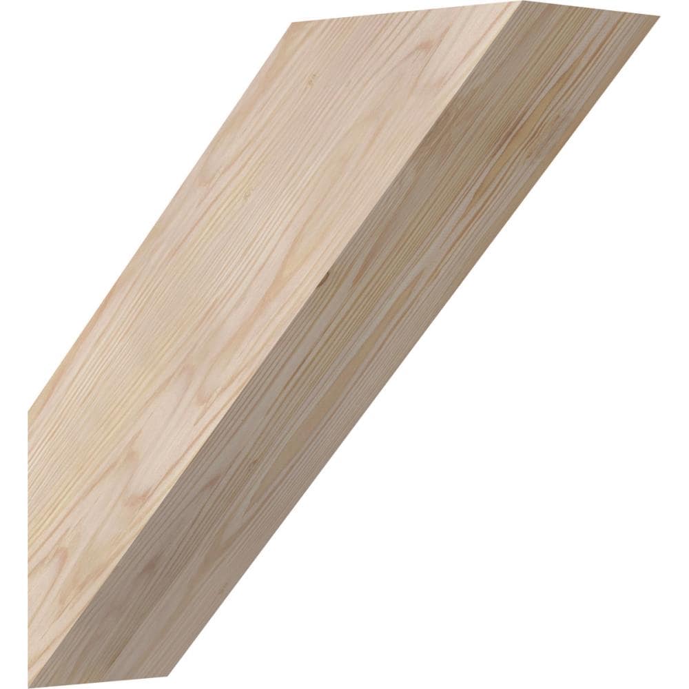 Ekena Millwork BRC06X18X18TRA00SDF 5-1/2-in x 18-in x 18-in Douglas Fir Unfinished Wood Traditional Smooth Knee Brace