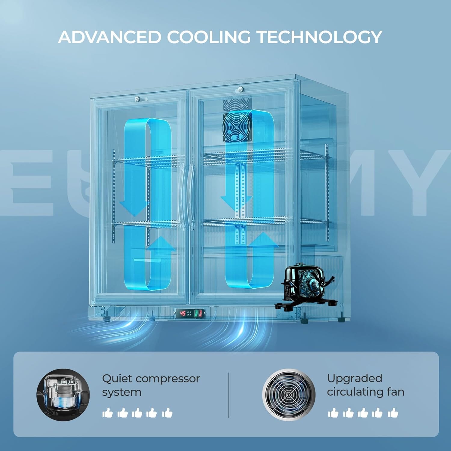 Euhomy BR006-210BL-E-LS-SC Beverage-Dispensers - View #6