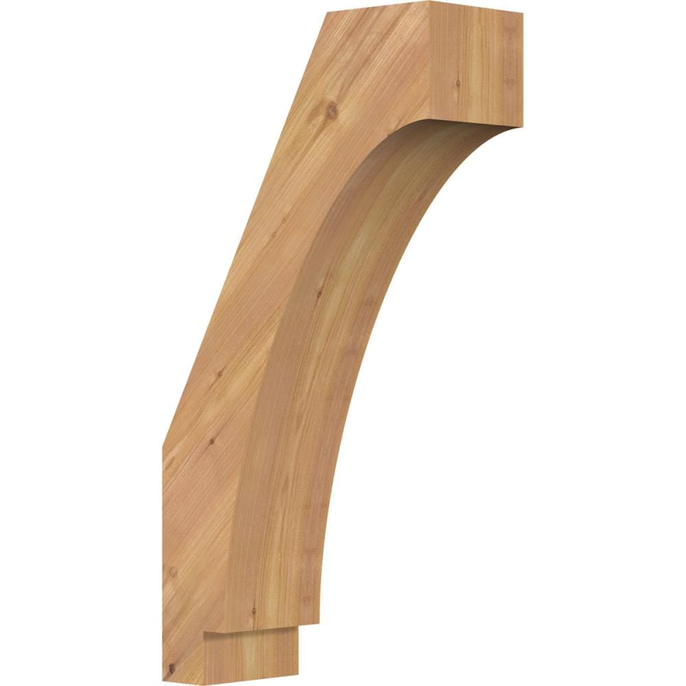 Ekena Millwork BRC06X14X26IMP00SWR 5-1/2-in x 14-in x 26-in Western Red Cedar Unfinished Wood Imperial Smooth Knee Brace