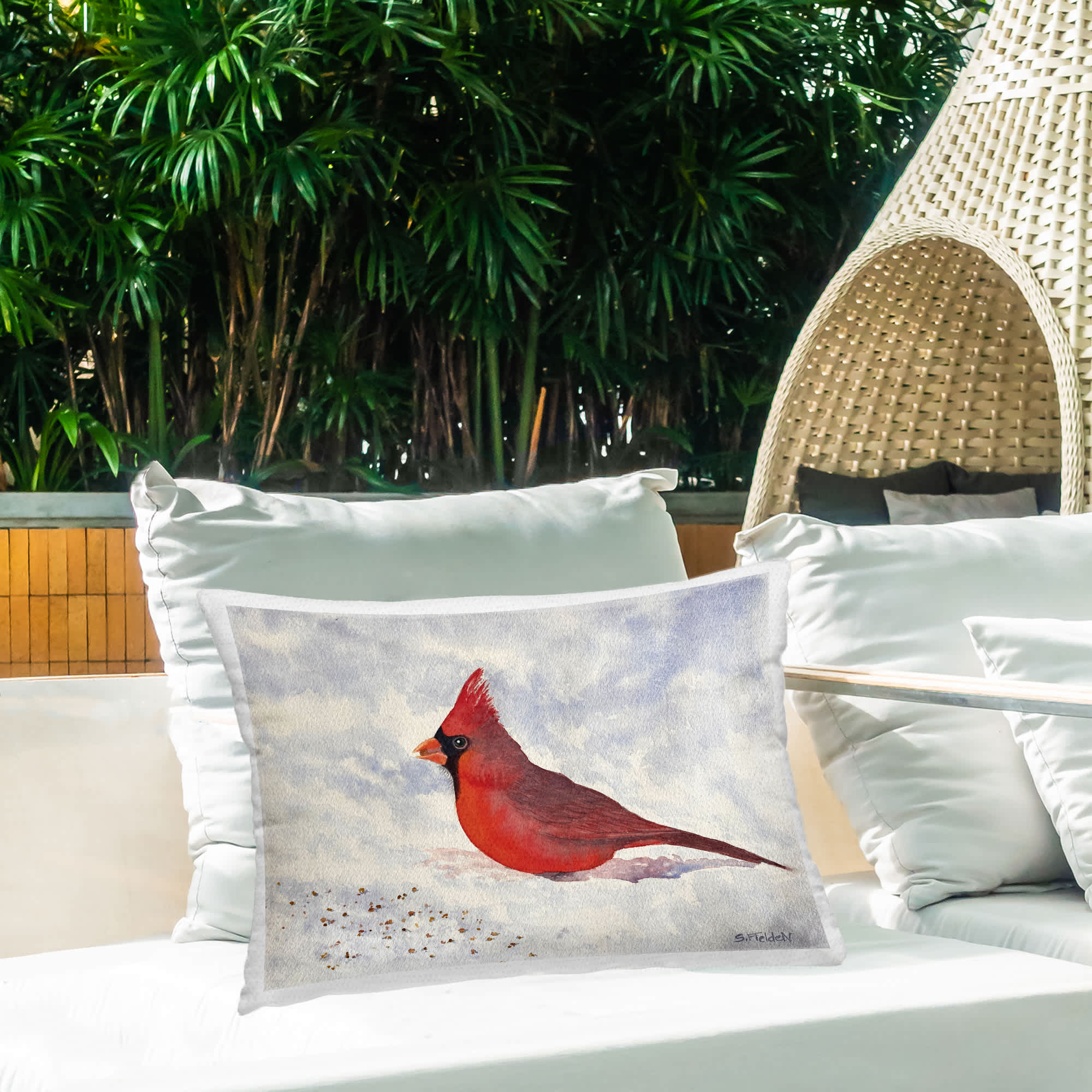 Stupell Industries PLO-913-ORC-14X20 Outdoor-Accent-Pillows - View #3