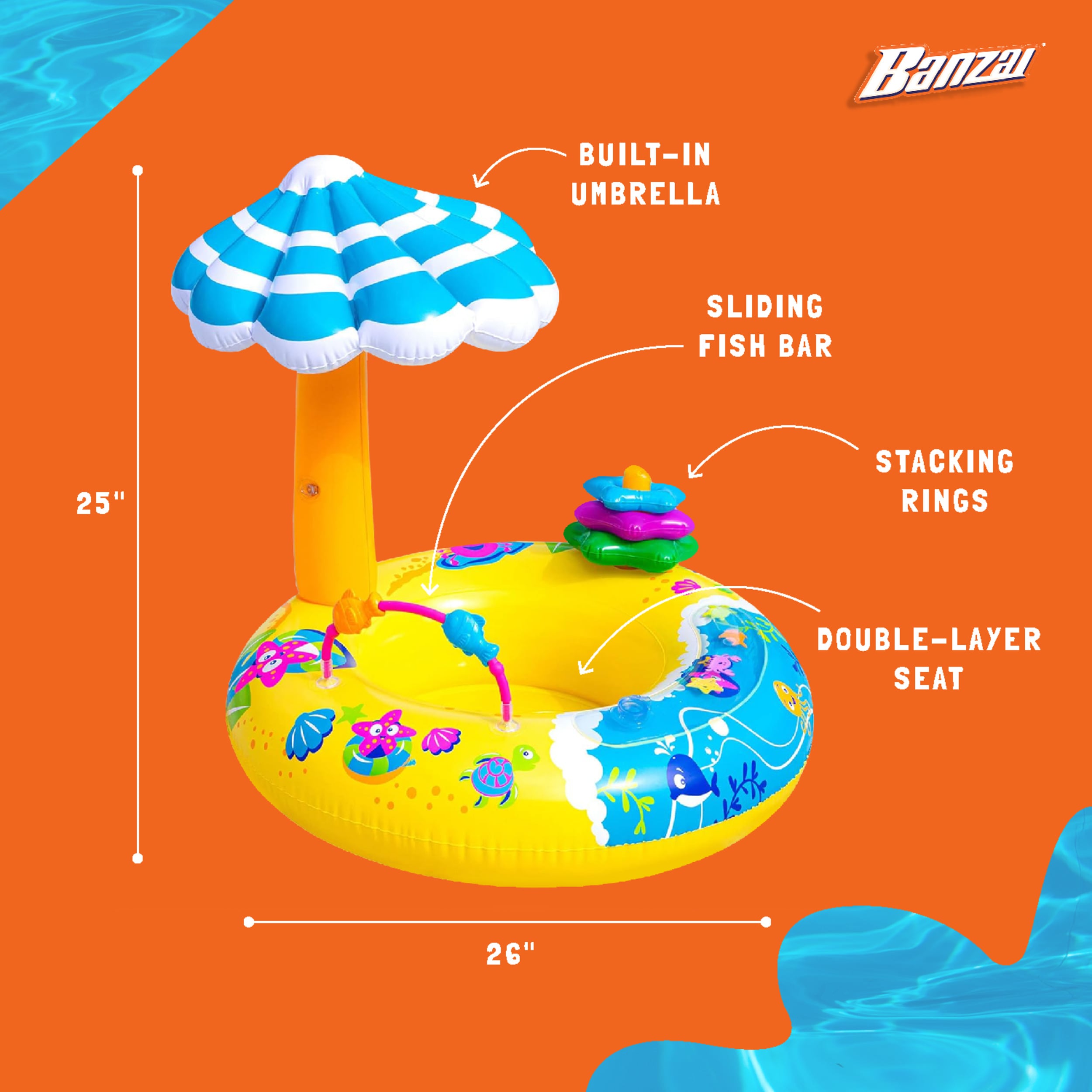 Banzai 311768 Pool-Toys-Floats - View #3