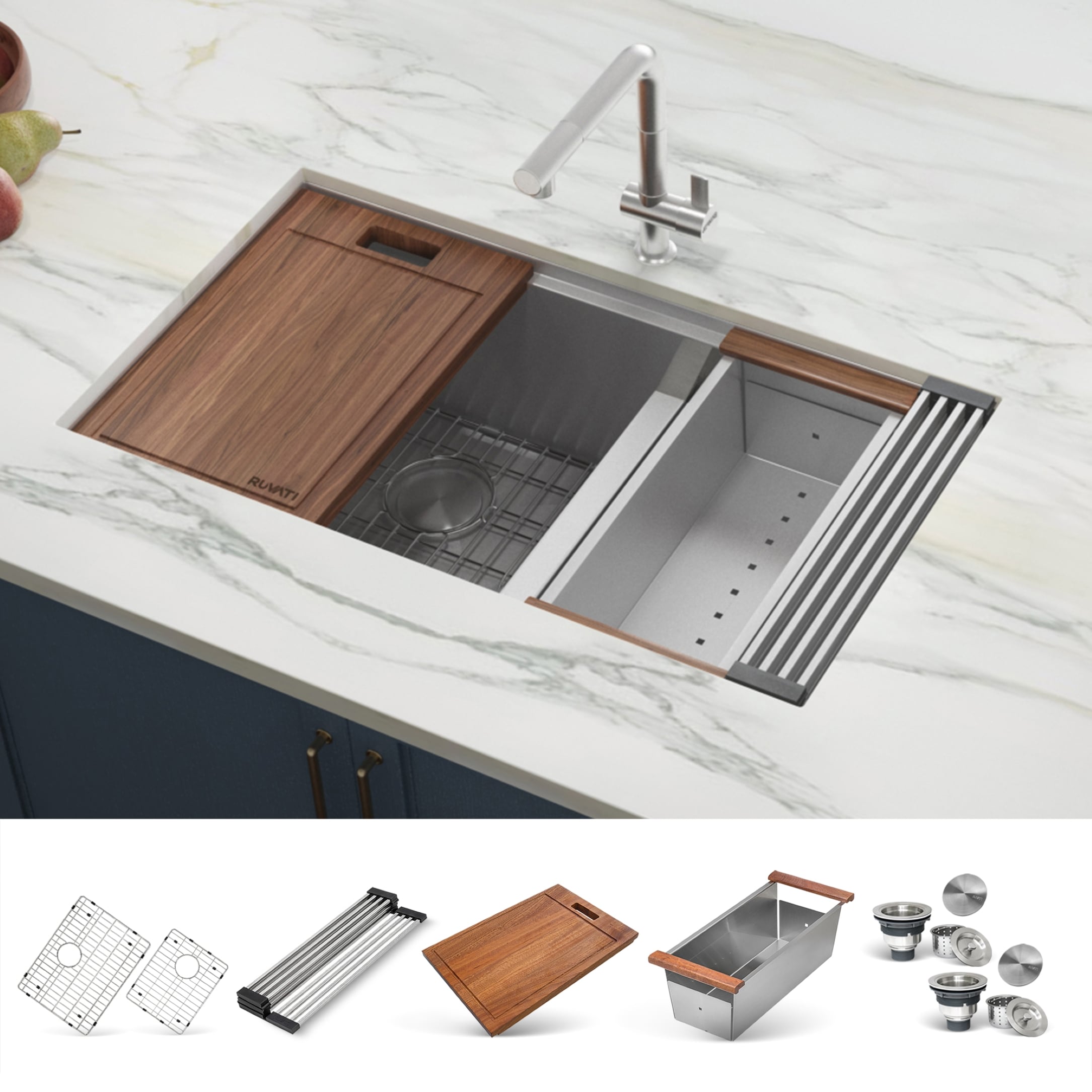 Ruvati RVH7490 Kitchen-Sinks - View #18