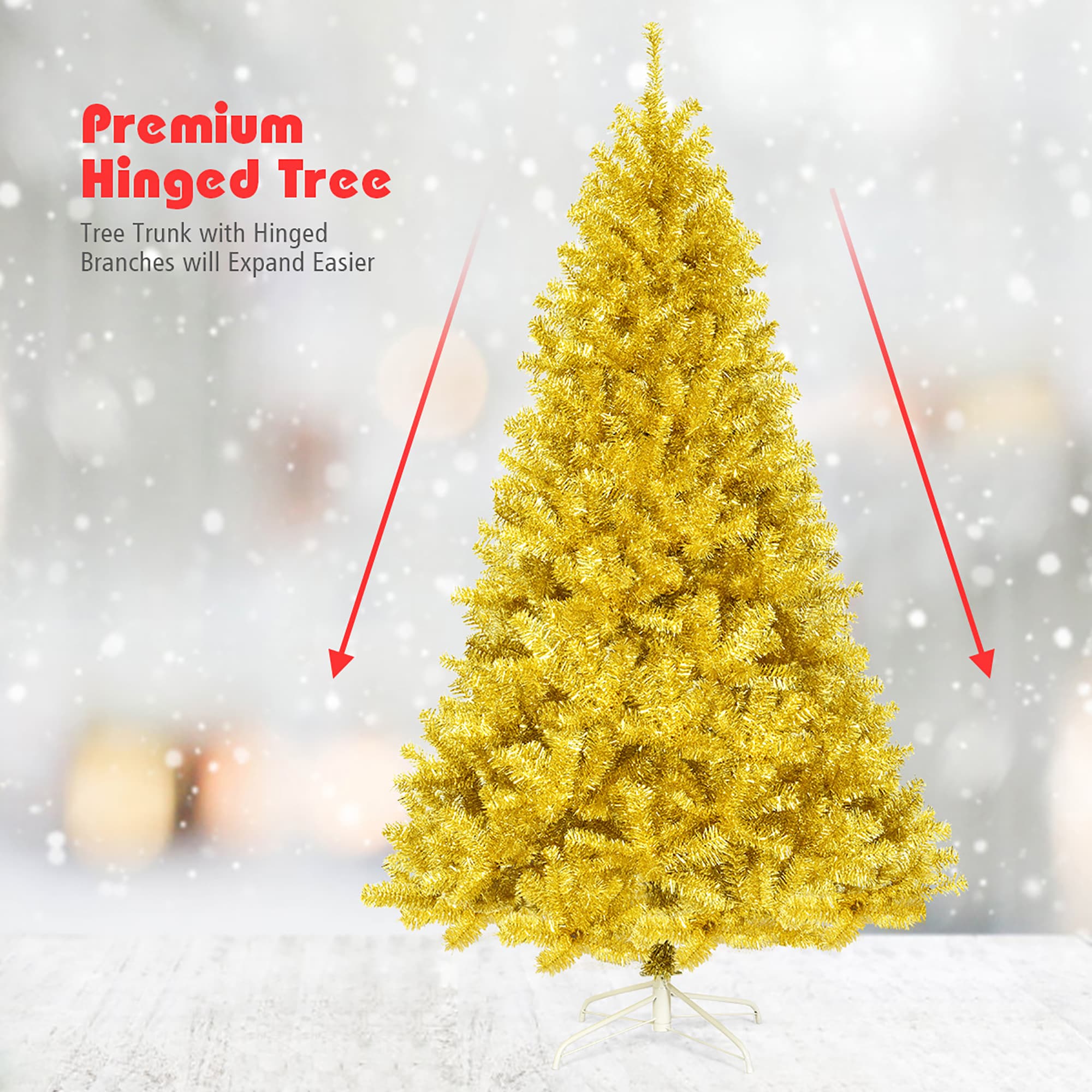 Costway CM22829 Artificial-Christmas-Trees - View #5