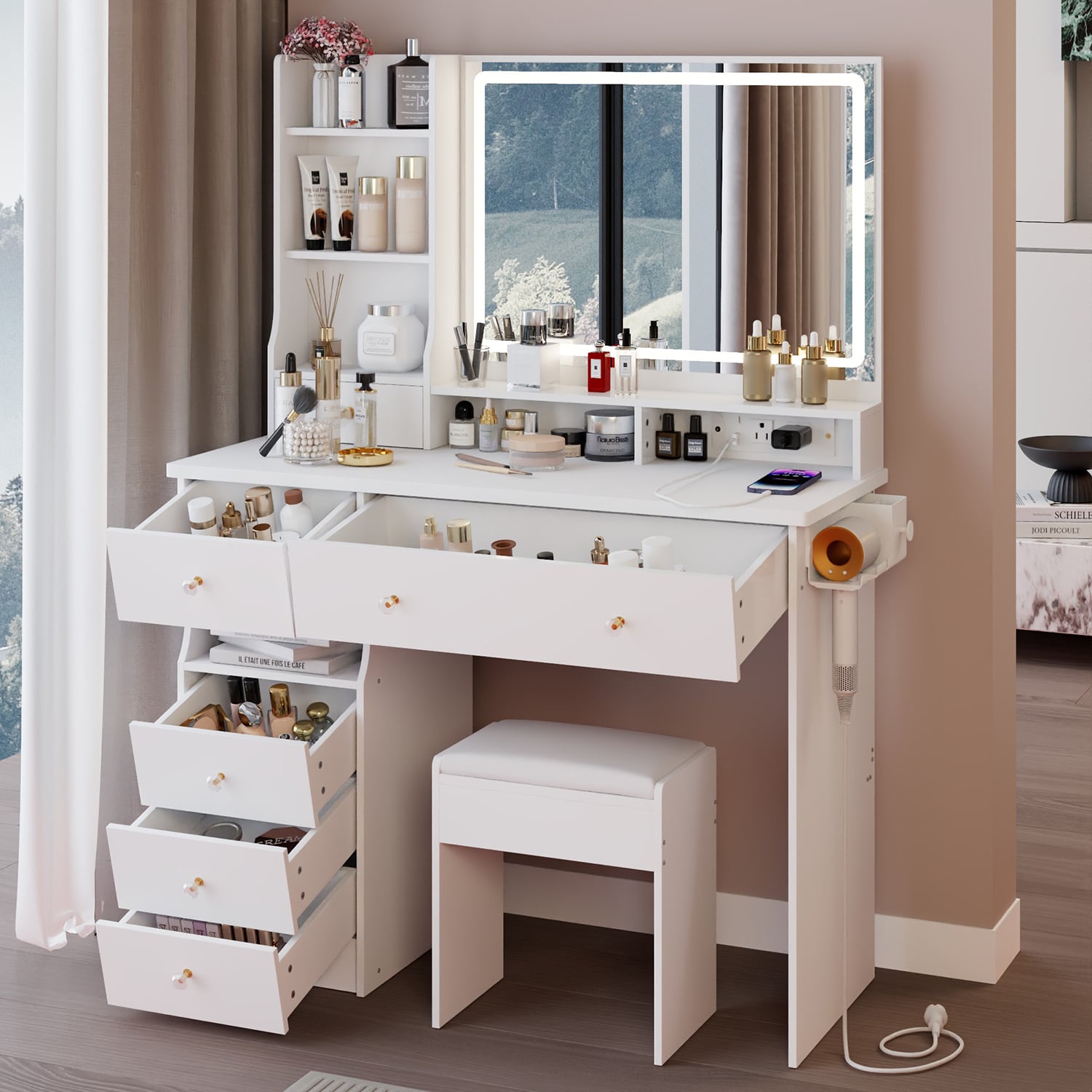 GZMR GZ-CE30830 Bedroom-Vanities - View #2