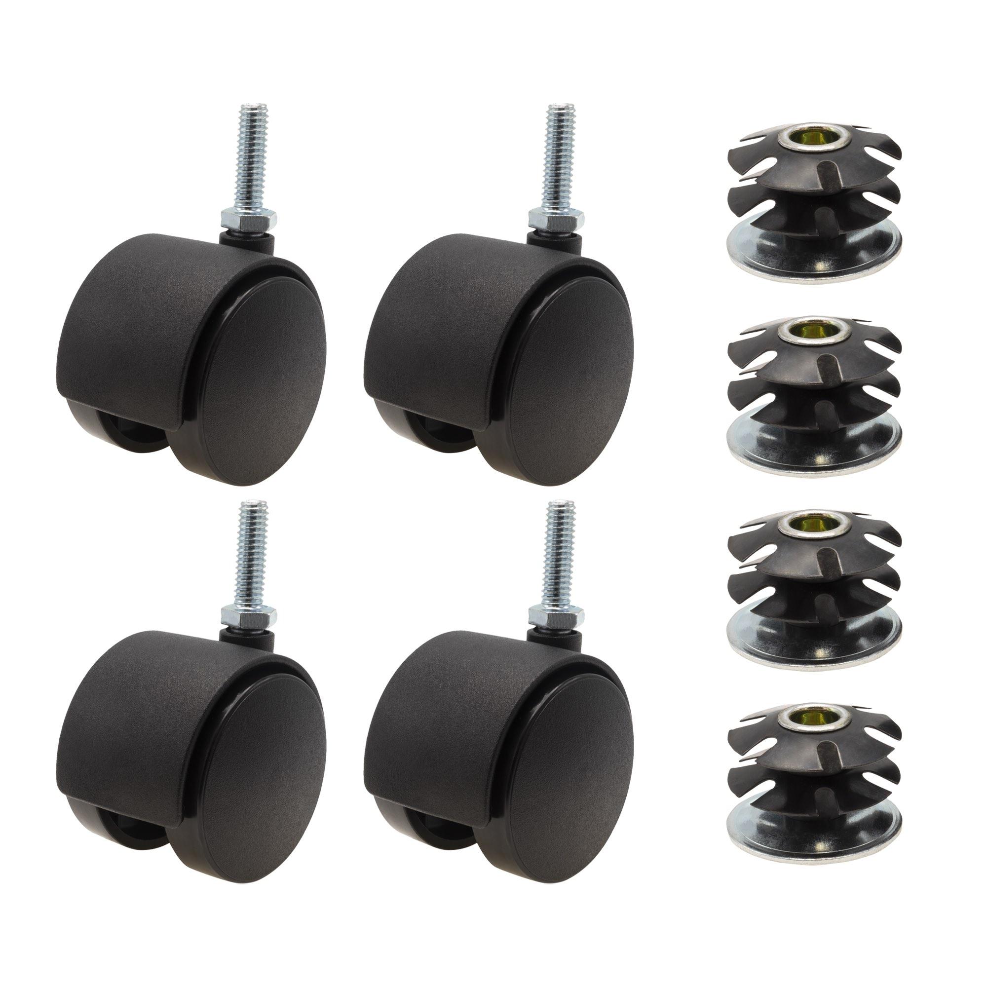 Outwater 3P1.14.00152 2-in Rubber Swivel Caster