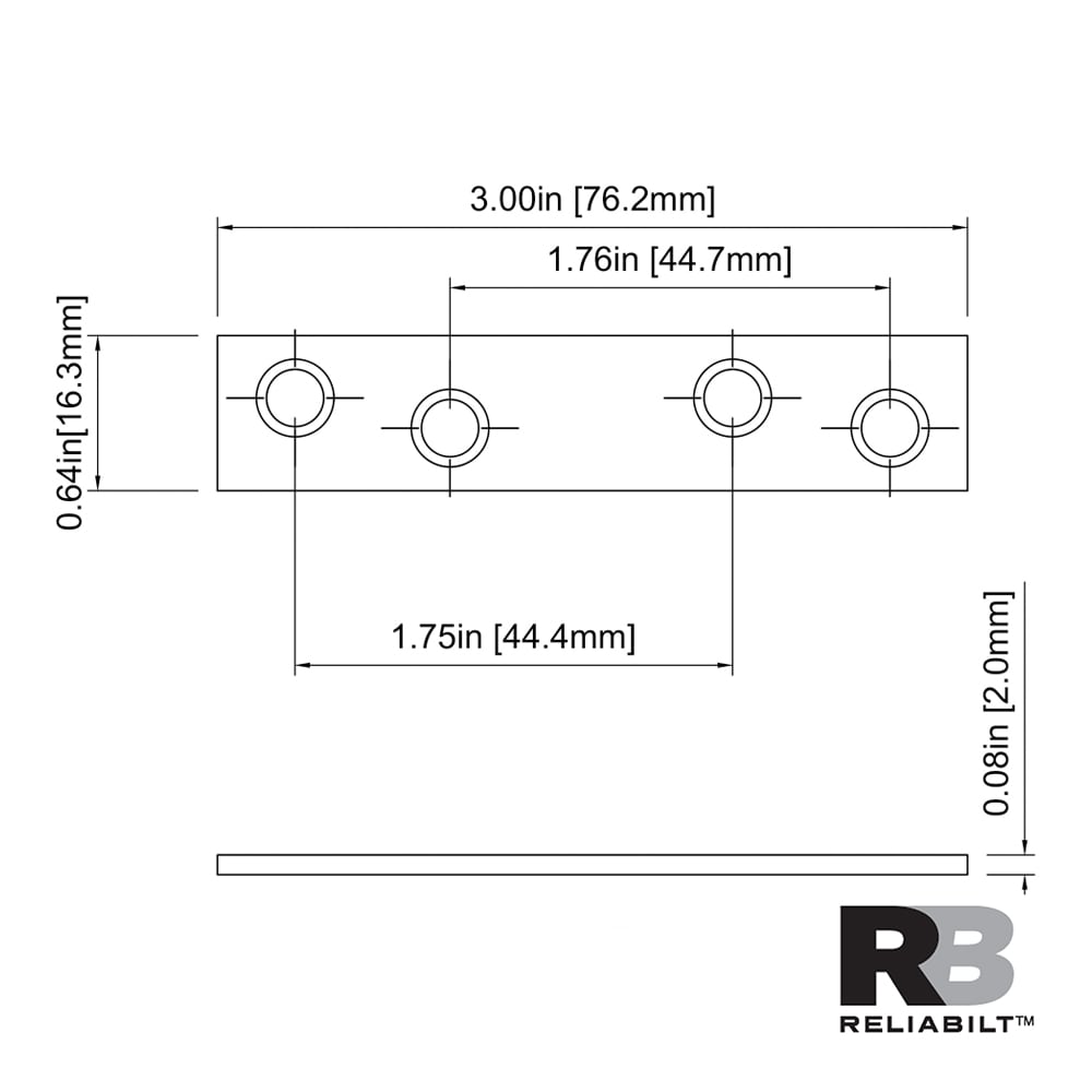 RELIABILT 605767 Mending-Plates-Brackets-Braces - View #6