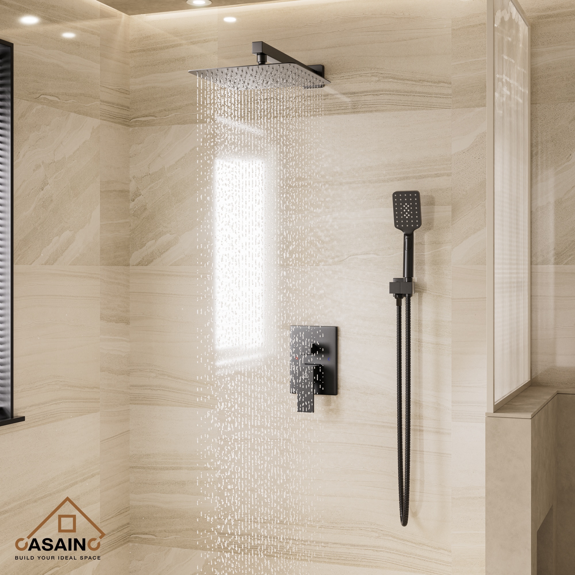 CASAINC WFW98102H Showerhead-Bar-Panels - View #5