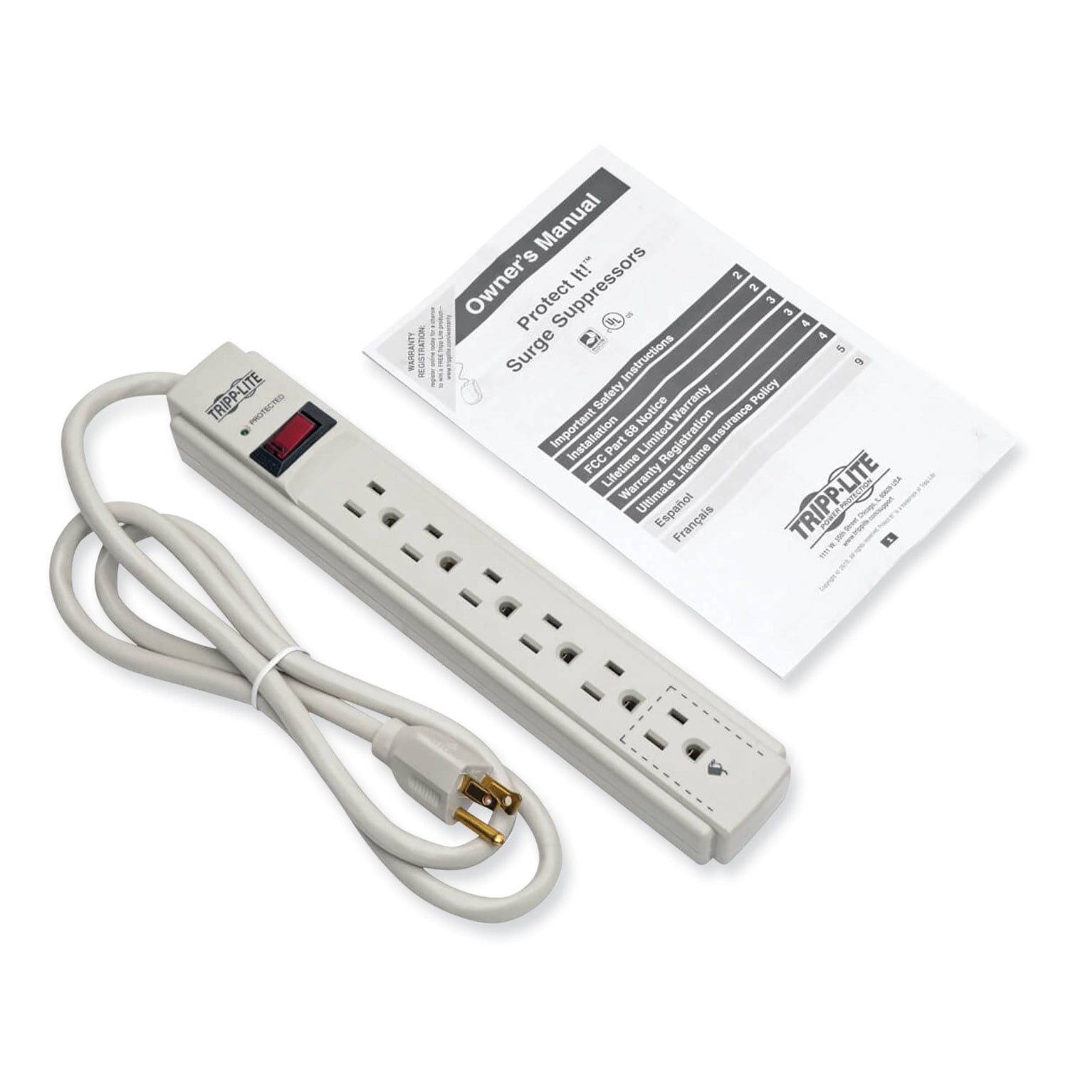 Tripp Lite TRPTLP604 Surge-Protectors - View #8