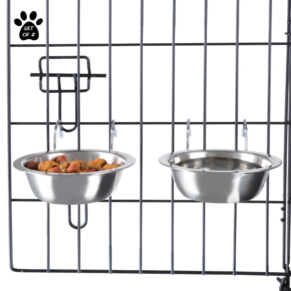 Little Giant 416-oz Stainless Steel Dog Water Bowl (2 Bowls) in