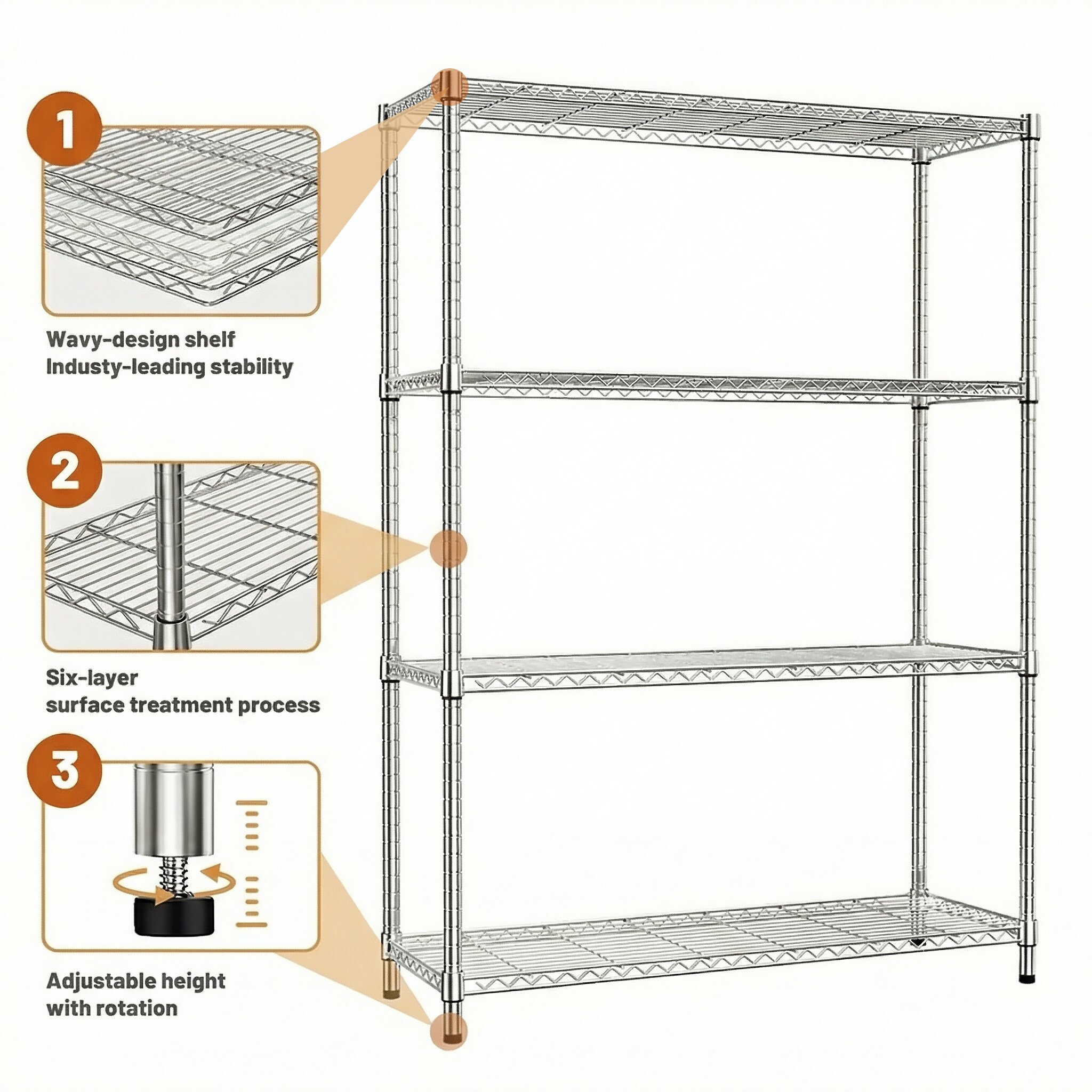 Blisstyle GS24 Free-Standing-Shelving - View #5