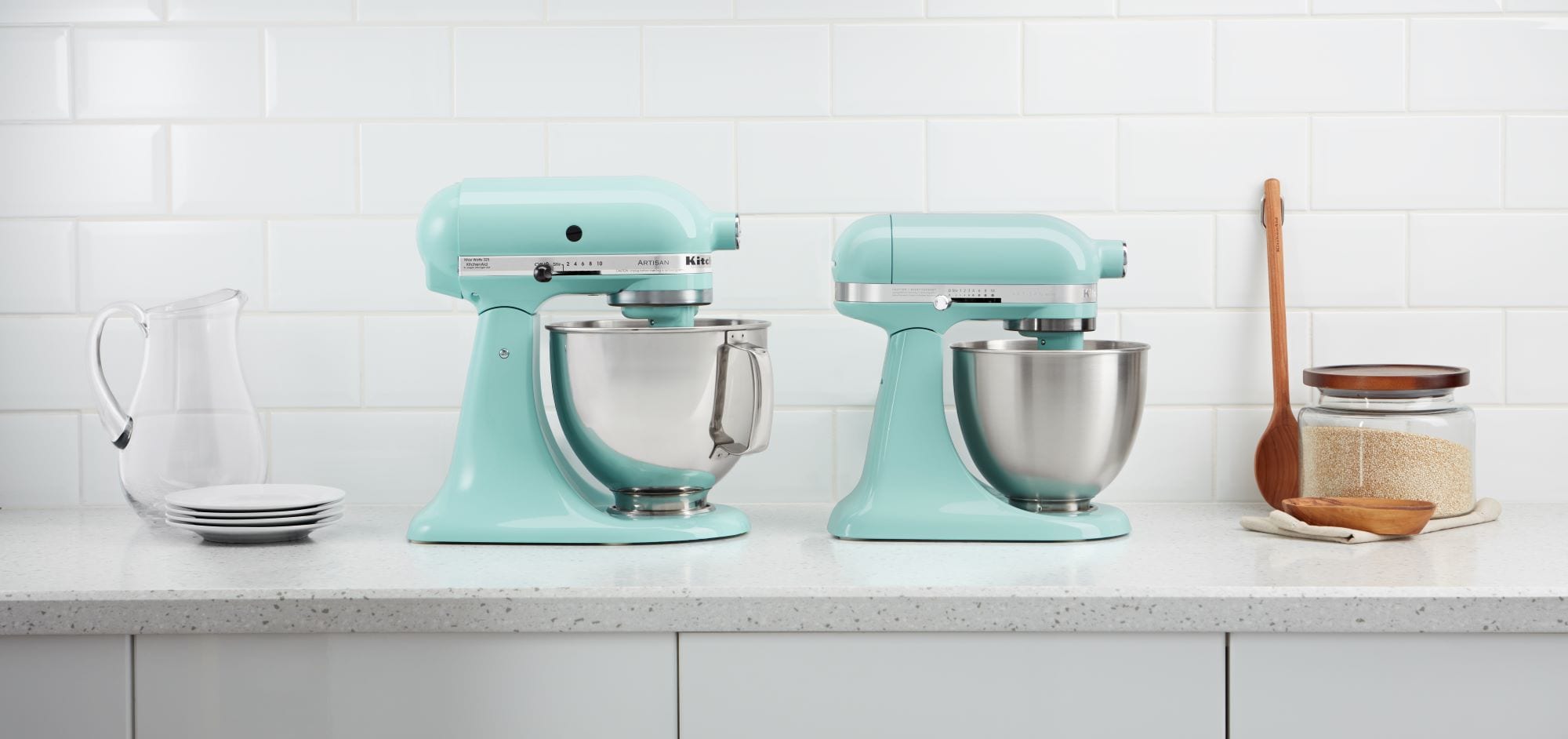 KitchenAid Artisan Series 5-Quart 10-Speed Ice Blue Residential Stand Mixer  in the Stand Mixers department at