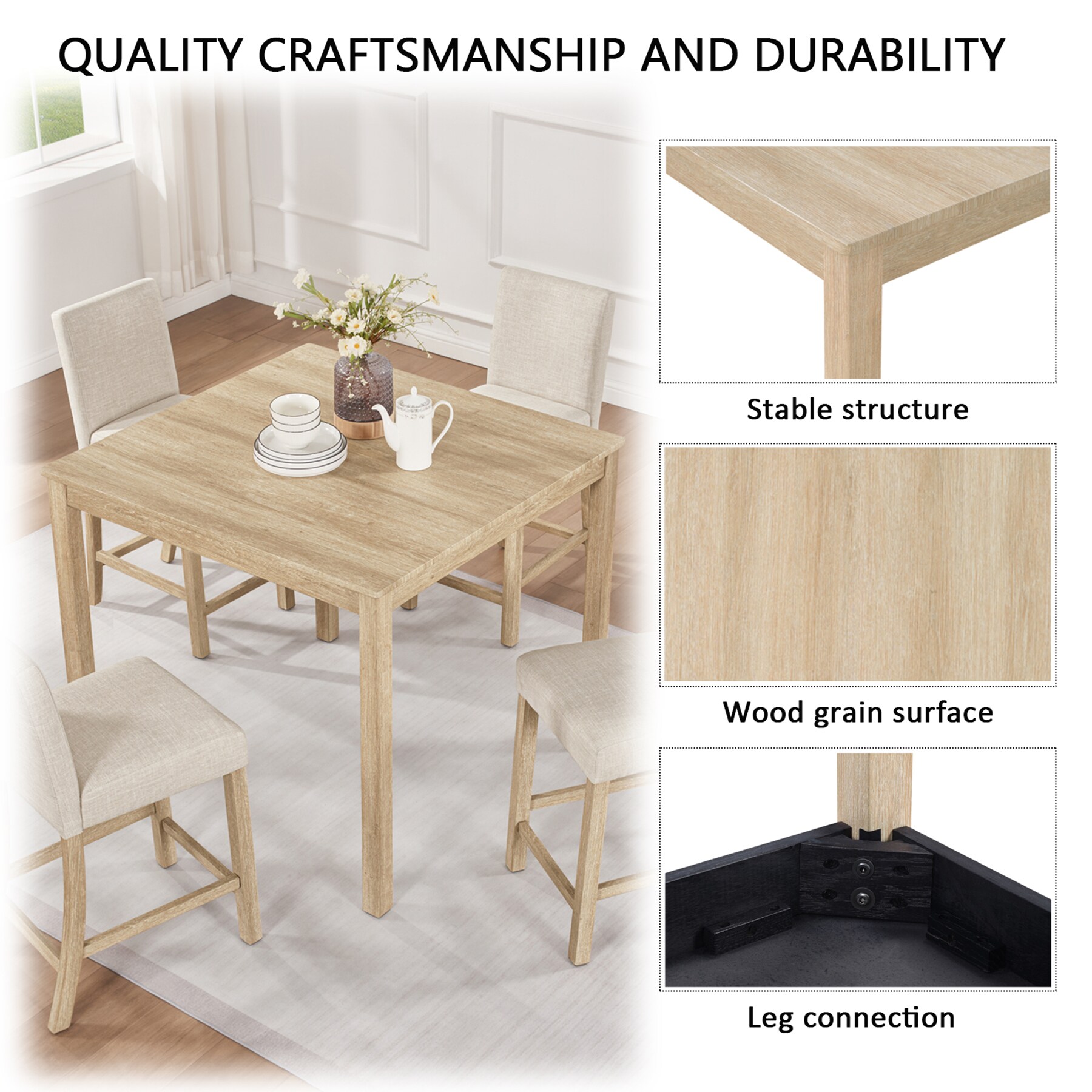 SINOFURN SYA010561GY Dining-Sets - View #6