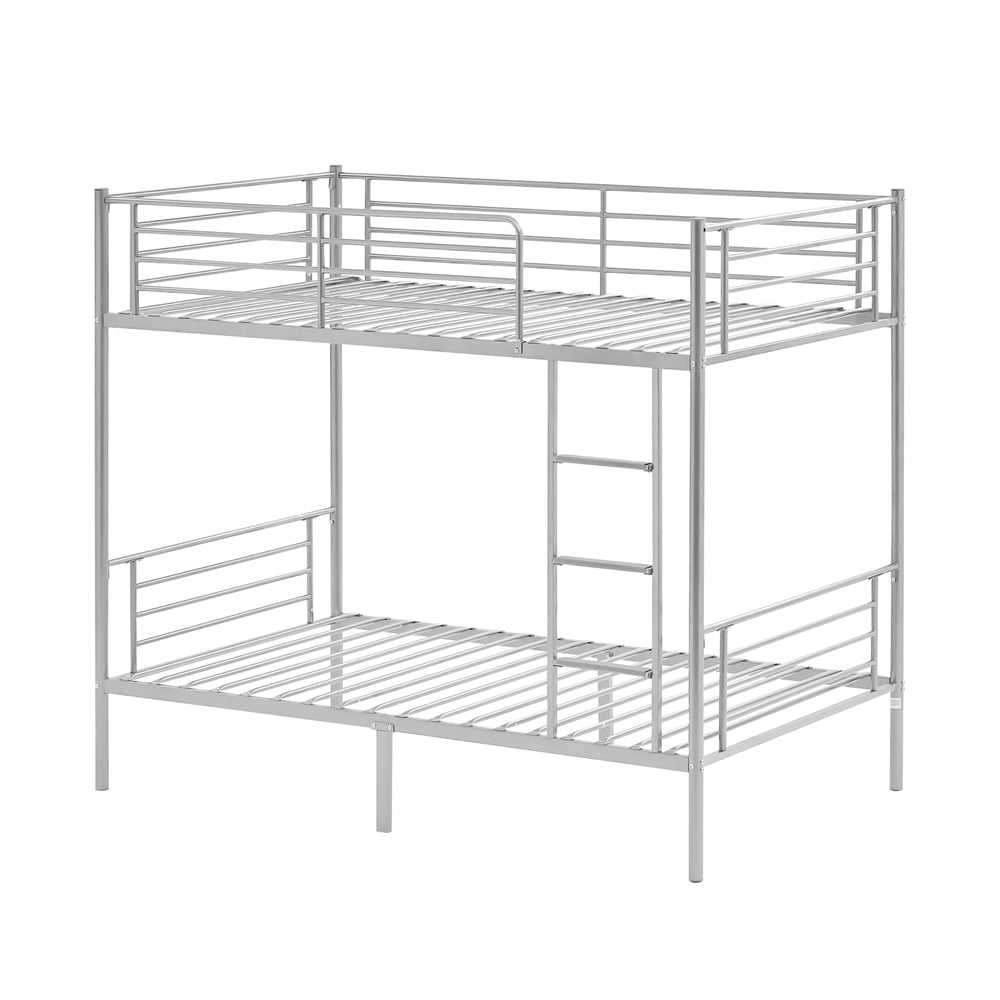Outopee Gray Twin over twin Bunk Bed