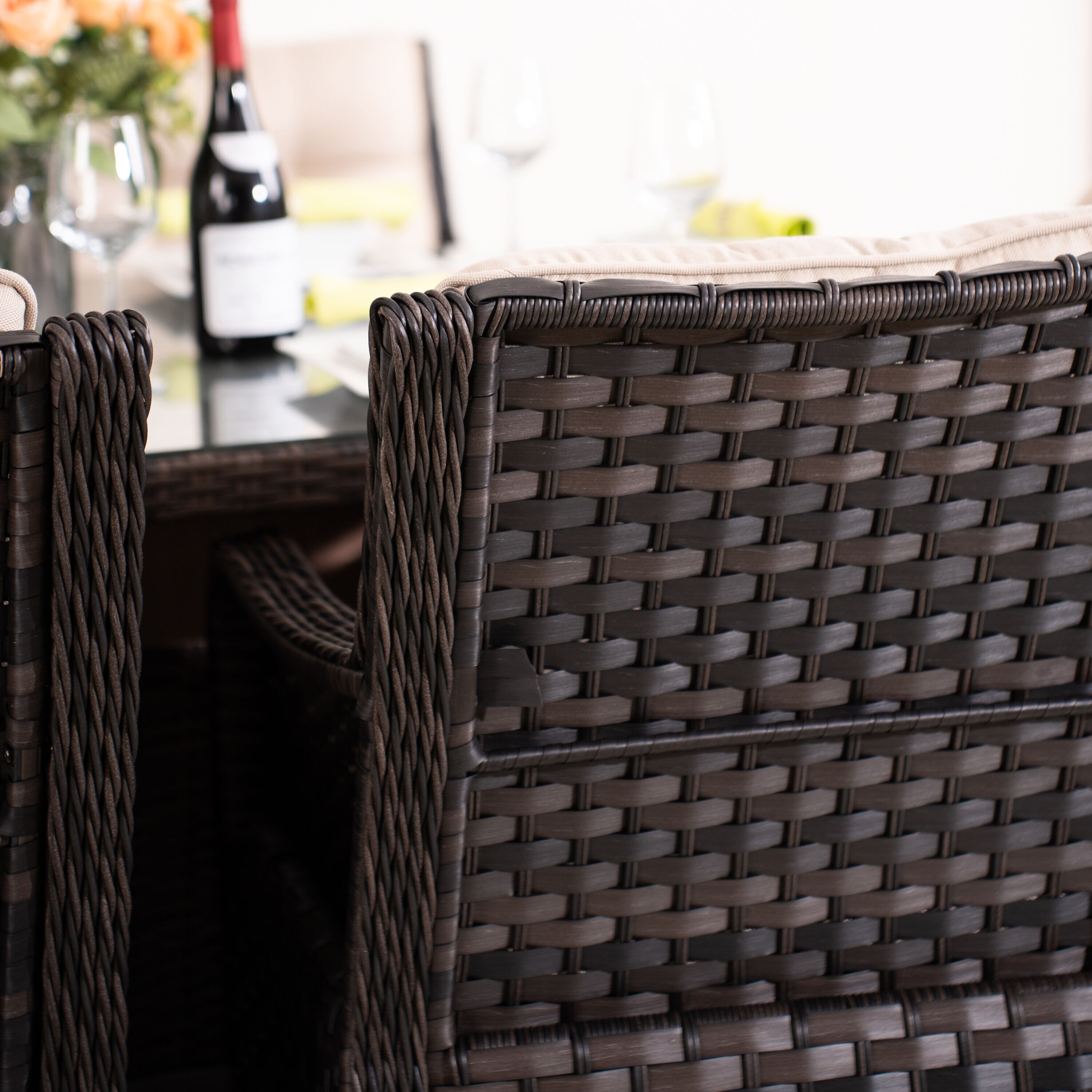 Direct Wicker DWD-1712&013-BR Patio-Dining-Sets - View #12