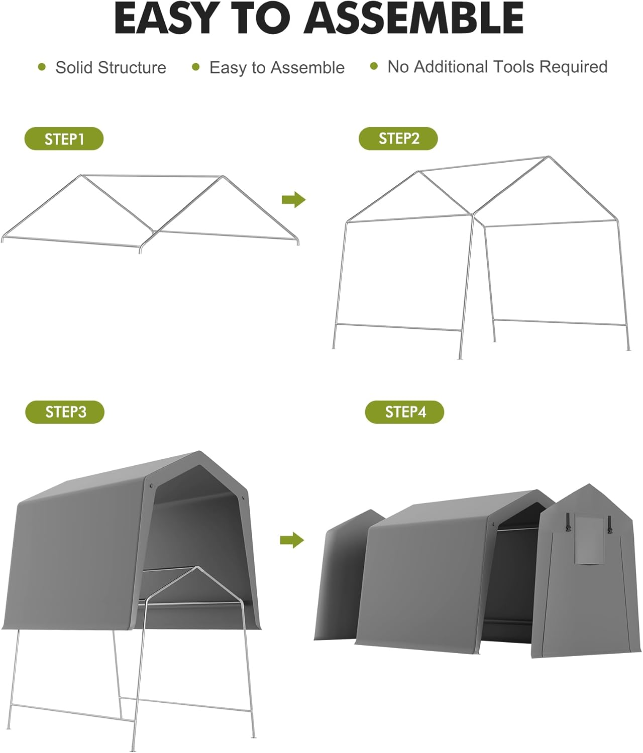IdealHouse JOEY-GD5JWLFMH7XE Carport-Covers - View #5