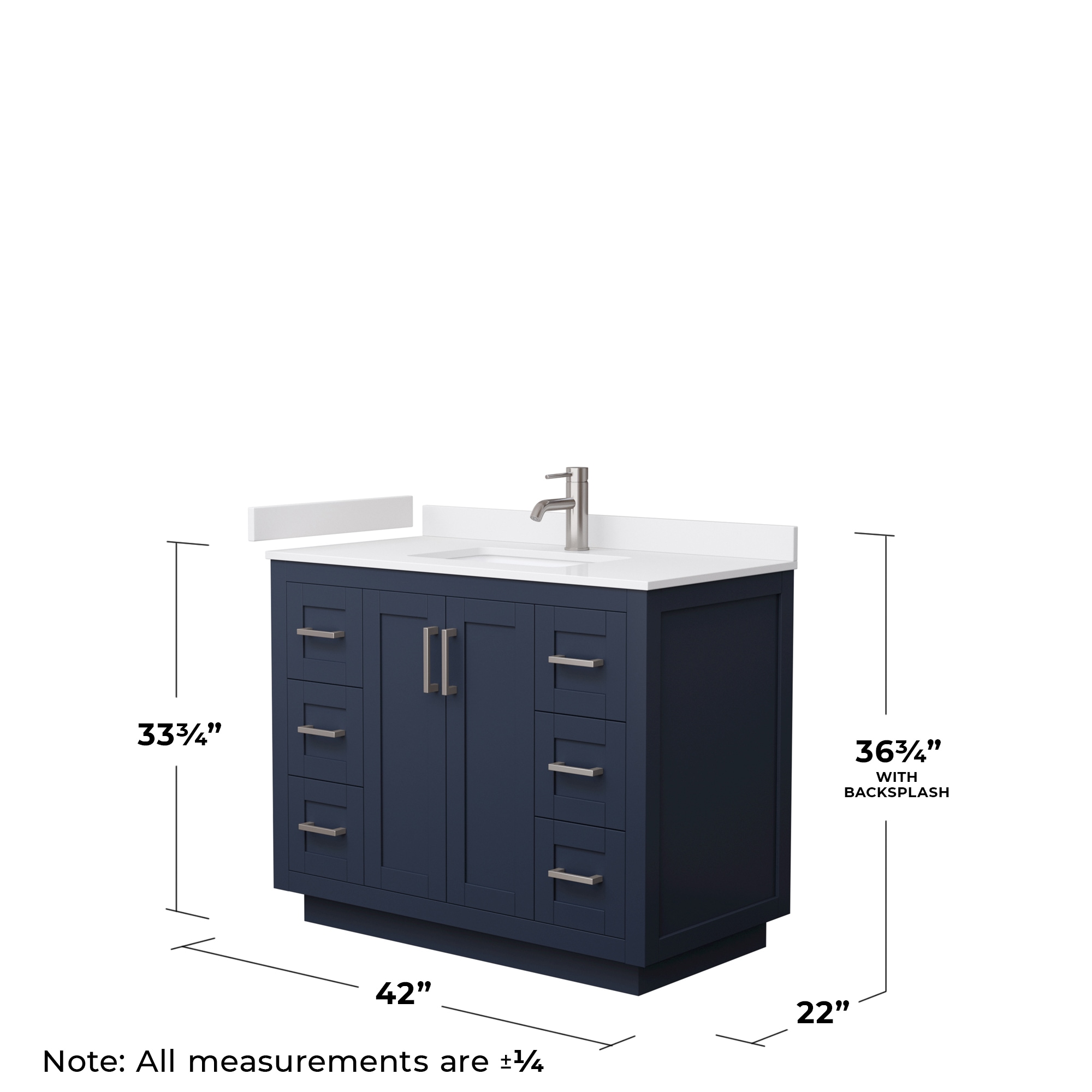 Wyndham Collection WCF292942SBNWCUNSMXX Bath-Vanity-Combo - View #5