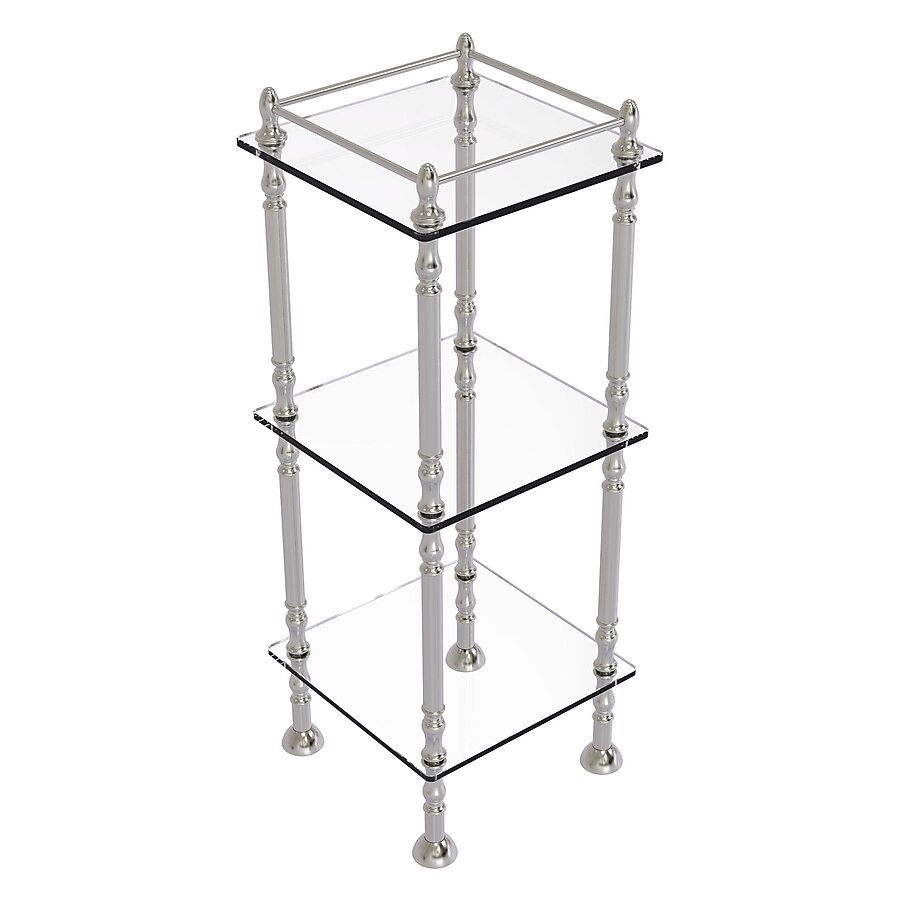 Allied Brass 14-in W x 38-in H x 14-in D Etageres Allied Brass 14-in W x 38-in H x 14-in D Etageres