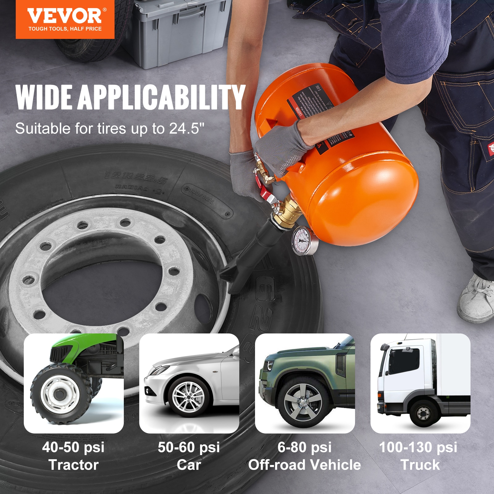 VEVOR LTB5GAL145PSI1HJXV0 Tire-Repair-Tools - View #3