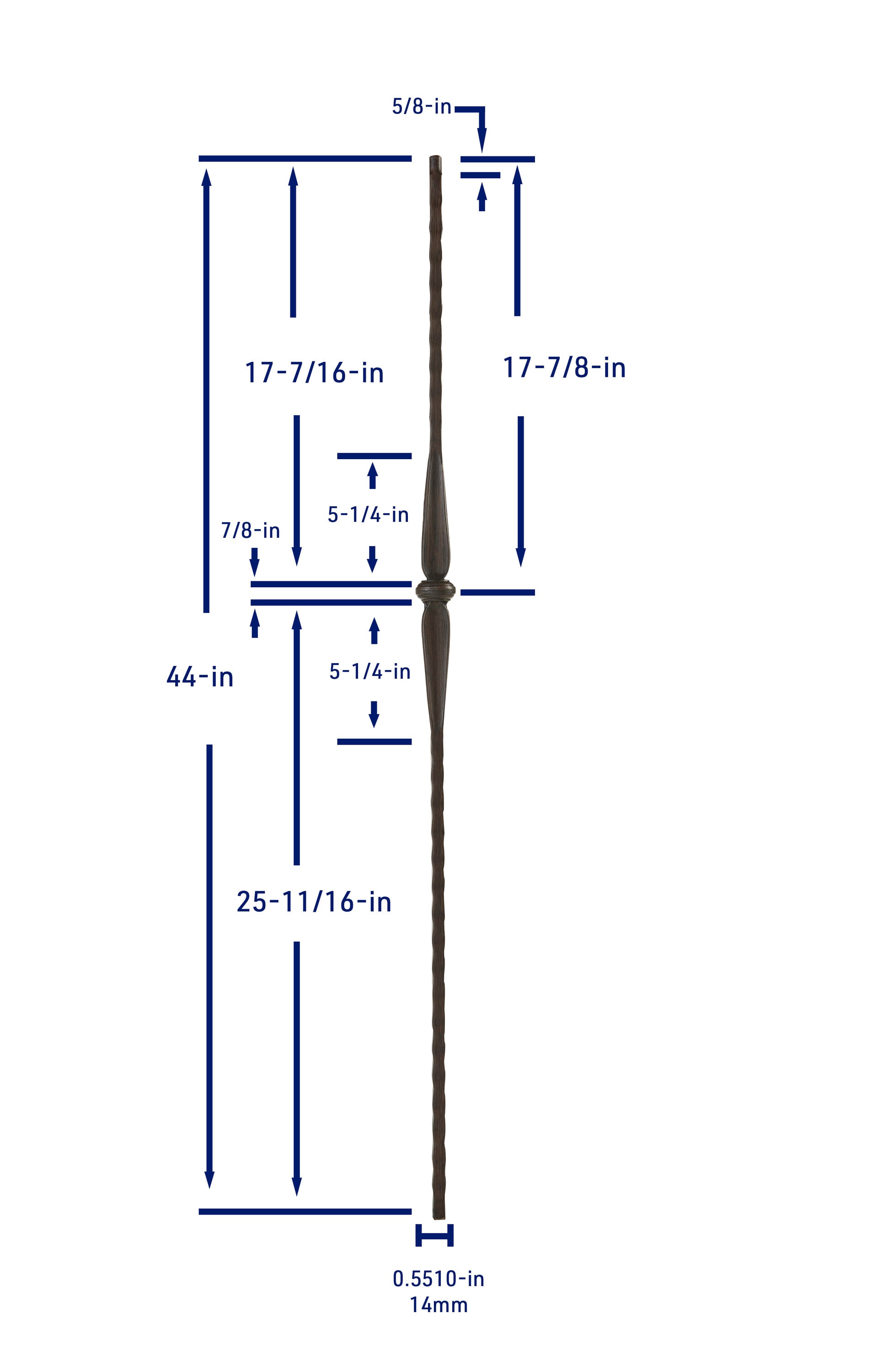 Crown Heritage 4583501RB44 Interior-Stairpart-Balusters - View #4