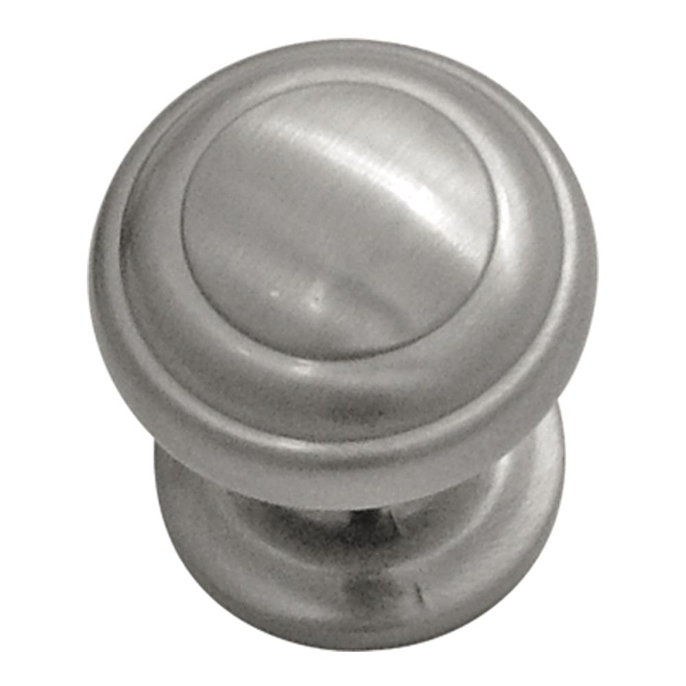 Hickory Hardware P2286-SN1P Zephyr Satin Nickel Mushroom Contemporary Cabinet Knob