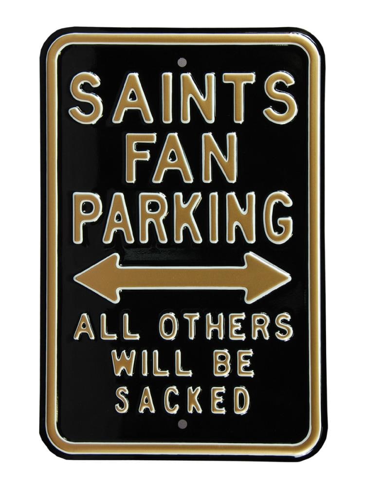 Authentic Street Signs New Orleans Saints Metal 12-in H x 12-in W Sports  Metal Sign at