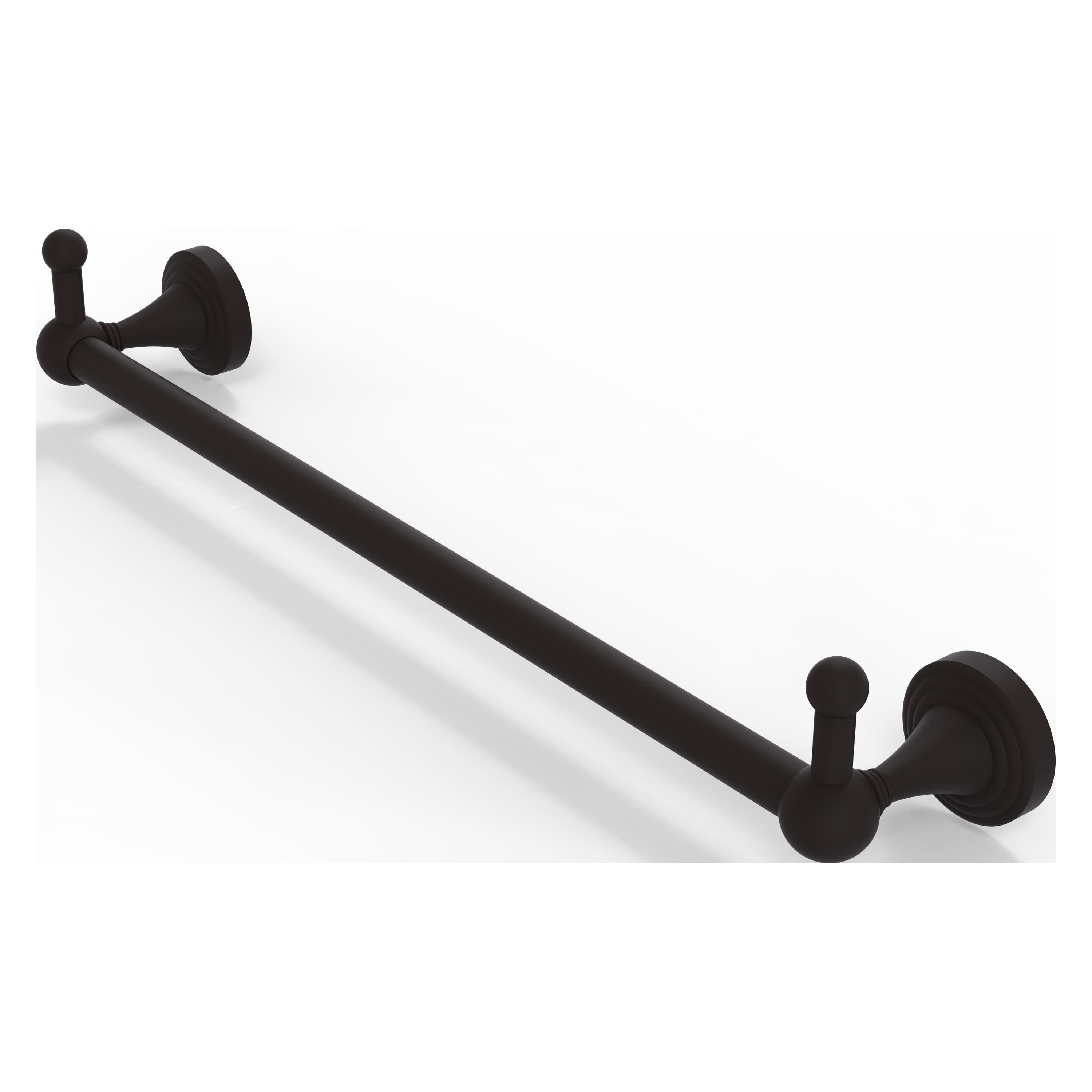 Allied Brass SG-41-36-PEG-ORB Sag Harbor 36-in Oil-rubbed bronze Wall mount Single Towel Bar