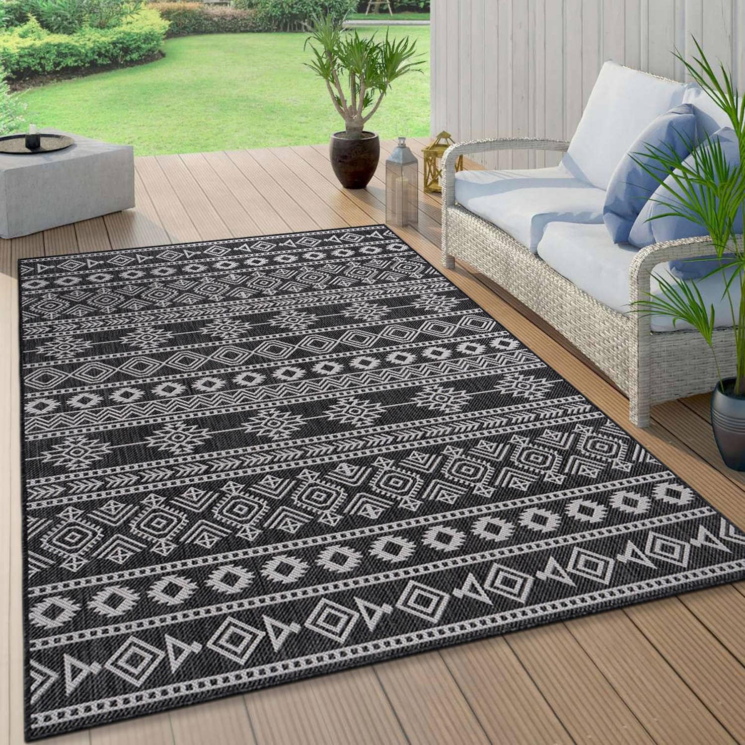 World Rug Gallery 123BLACK5X7 rugs - View #2