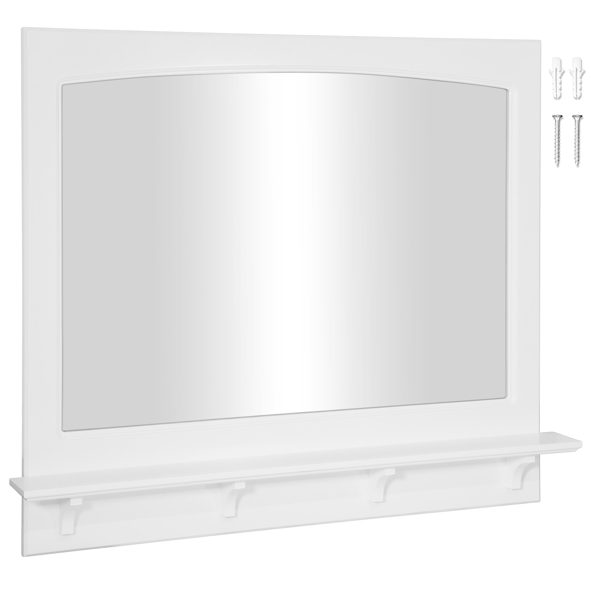 Design House Concord 24-in W x 31-in H White Rectangular Framed Bathroom Vanity Mirror