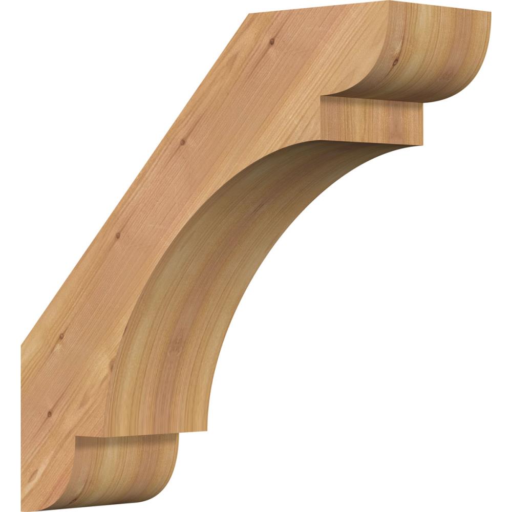 Ekena Millwork BRC06X18X18OLY00SWR 5-1/2-in x 18-in x 18-in Western Red Cedar Unfinished Wood Olympic Smooth Knee Brace
