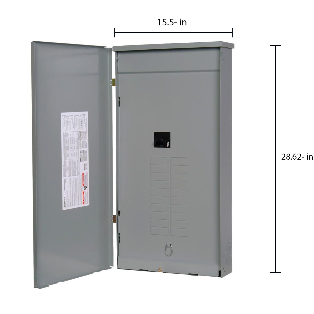 Siemens SN 200-Amp 20-Spaces 40-Circuit Outdoor Main Breaker Plug-on Neutral Load Center SNW2040B1200 Sansujyuku sansujyuku.com