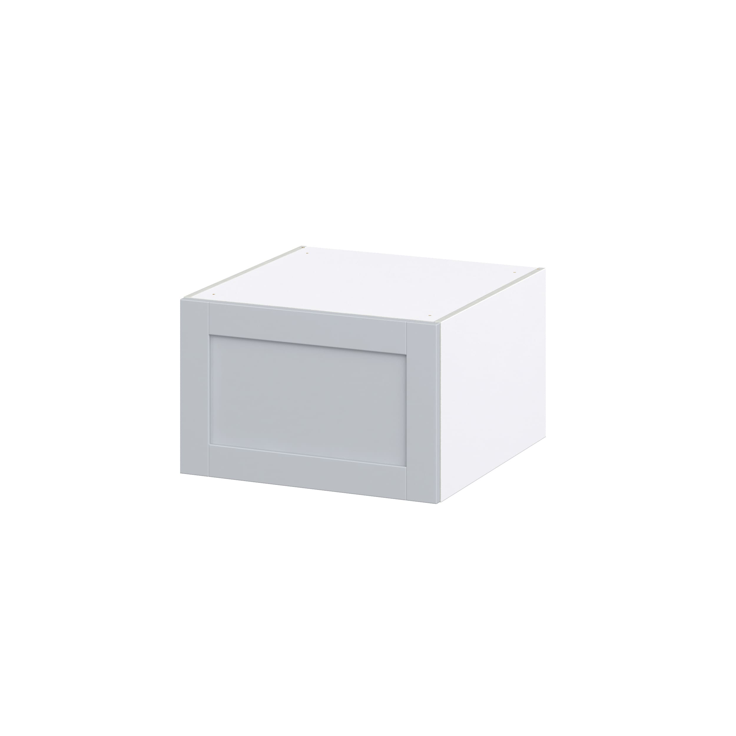 Hugo&Borg Charlesberg 24-in W x 15-in H x 24-in D Gray Wall Fully Assembled Cabinet (Recessed Panel Shaker Door Style)