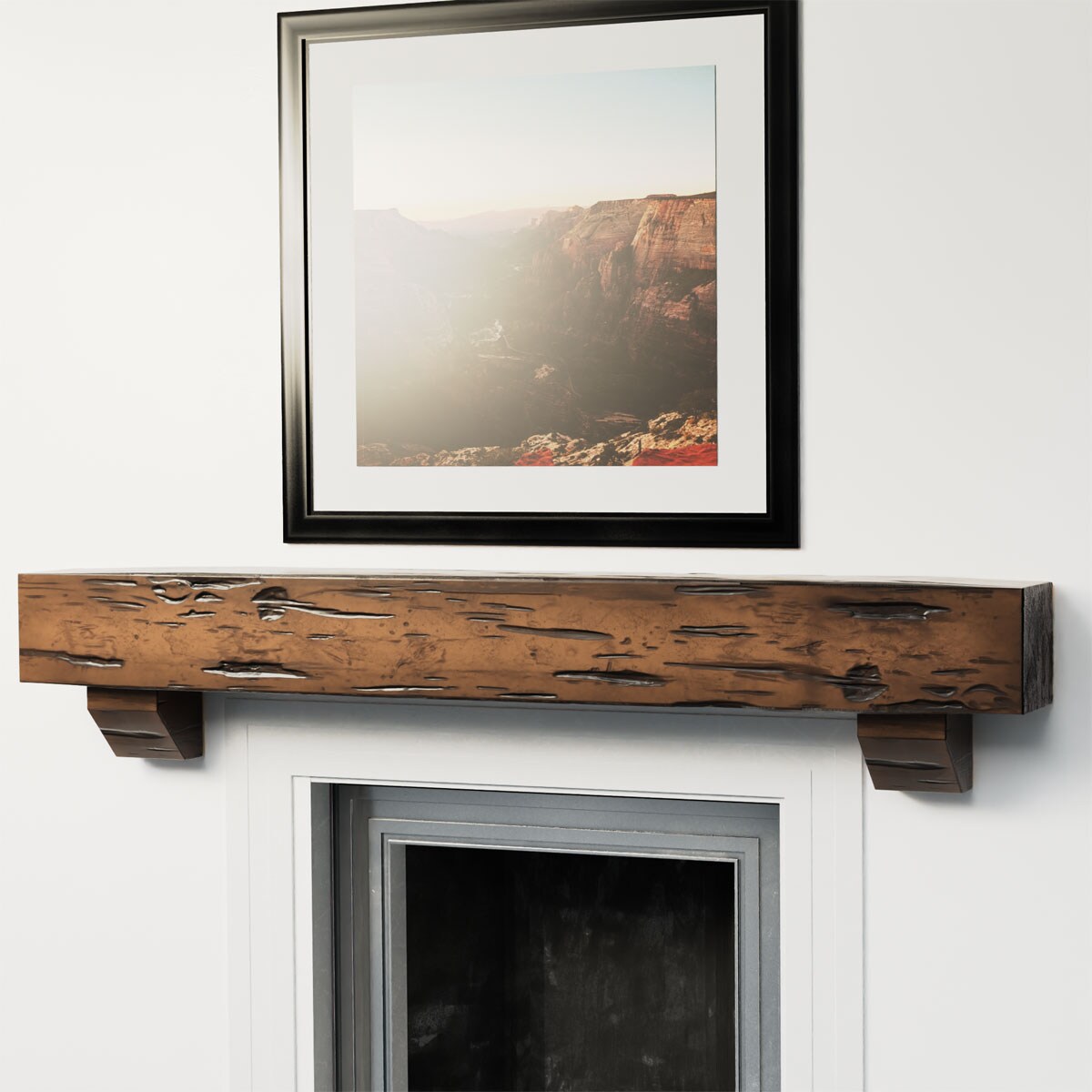 Ekena Millwork MANUPC08X10X48BKZD Mantel-Shelves - View #11