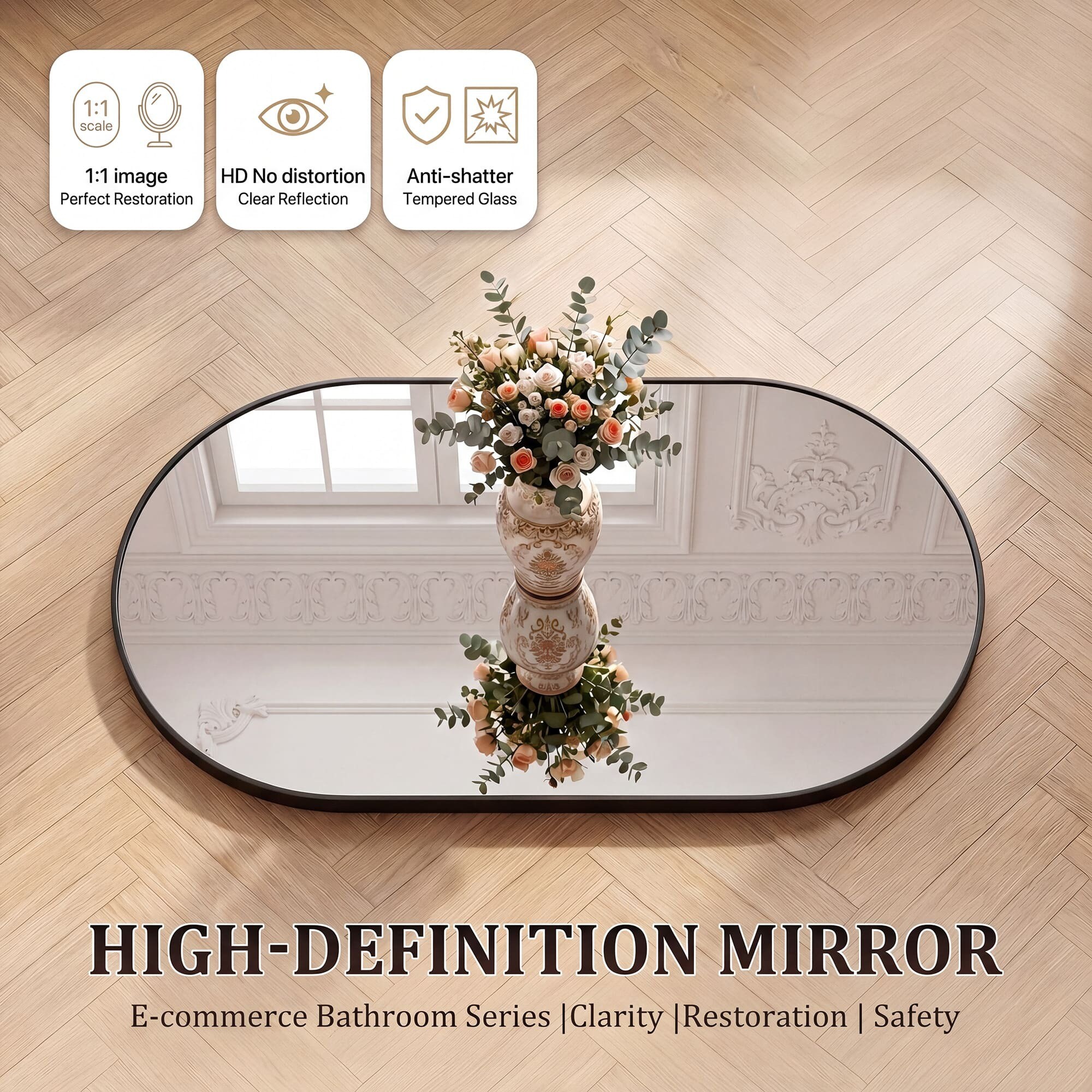 Sweetcrispy L-FM-BGJ5YTY-2030BK Decor-Mirrors - View #6