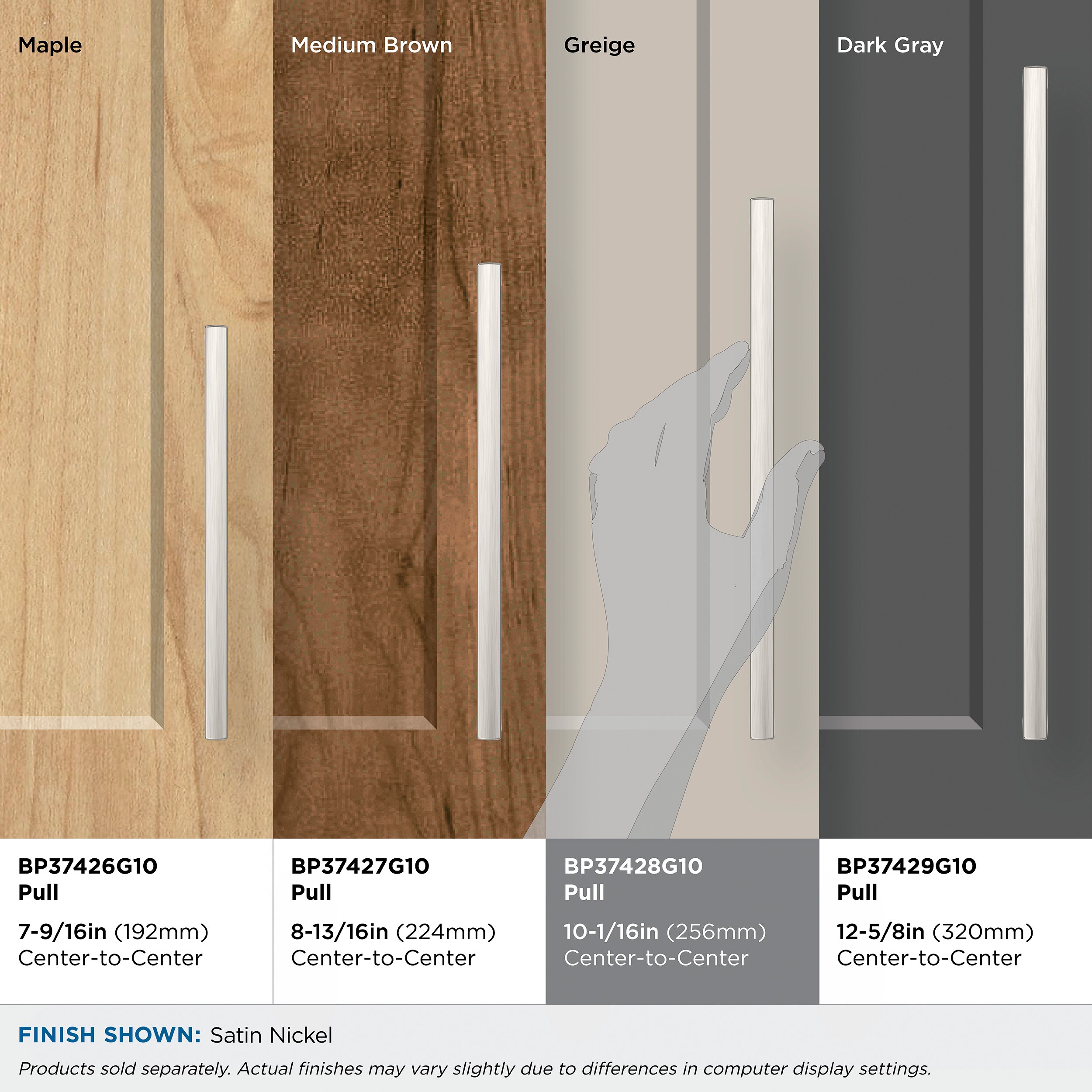 Amerock BP37428G10 Cabinet-Pulls - View #8
