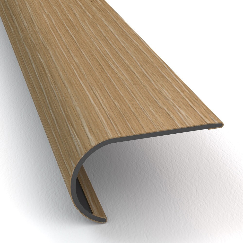 ProCore Pro LPC8519FSN Pro 2.5-in x 94-in Elizabeth Oak Finished Vinyl Oak Stair Nosing
