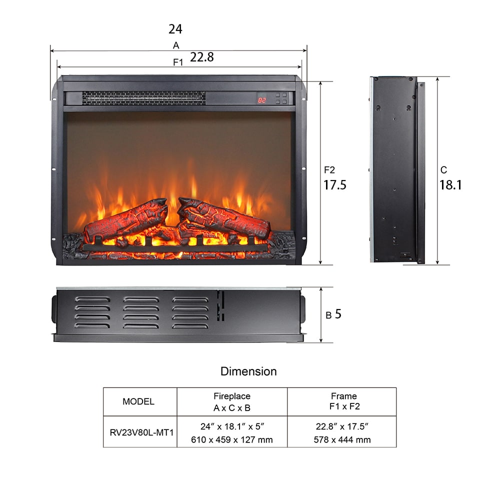 Sunrinx MG63-13-GSD Electric-Fireplaces - View #10