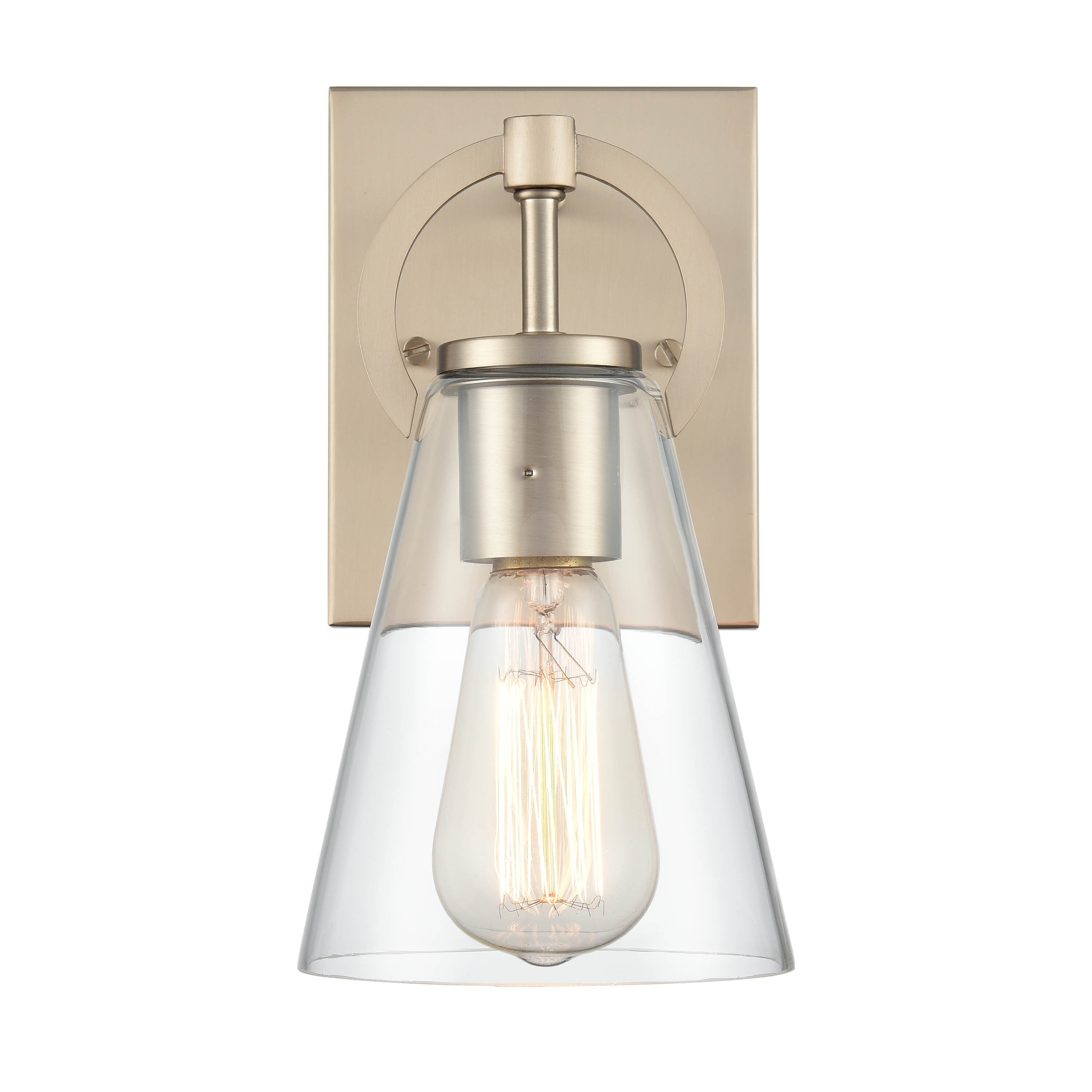 allen + roth ELW70021E-CBZ Harnell 4.72-in 1-Light Champange Bronze Transitional Vanity Light