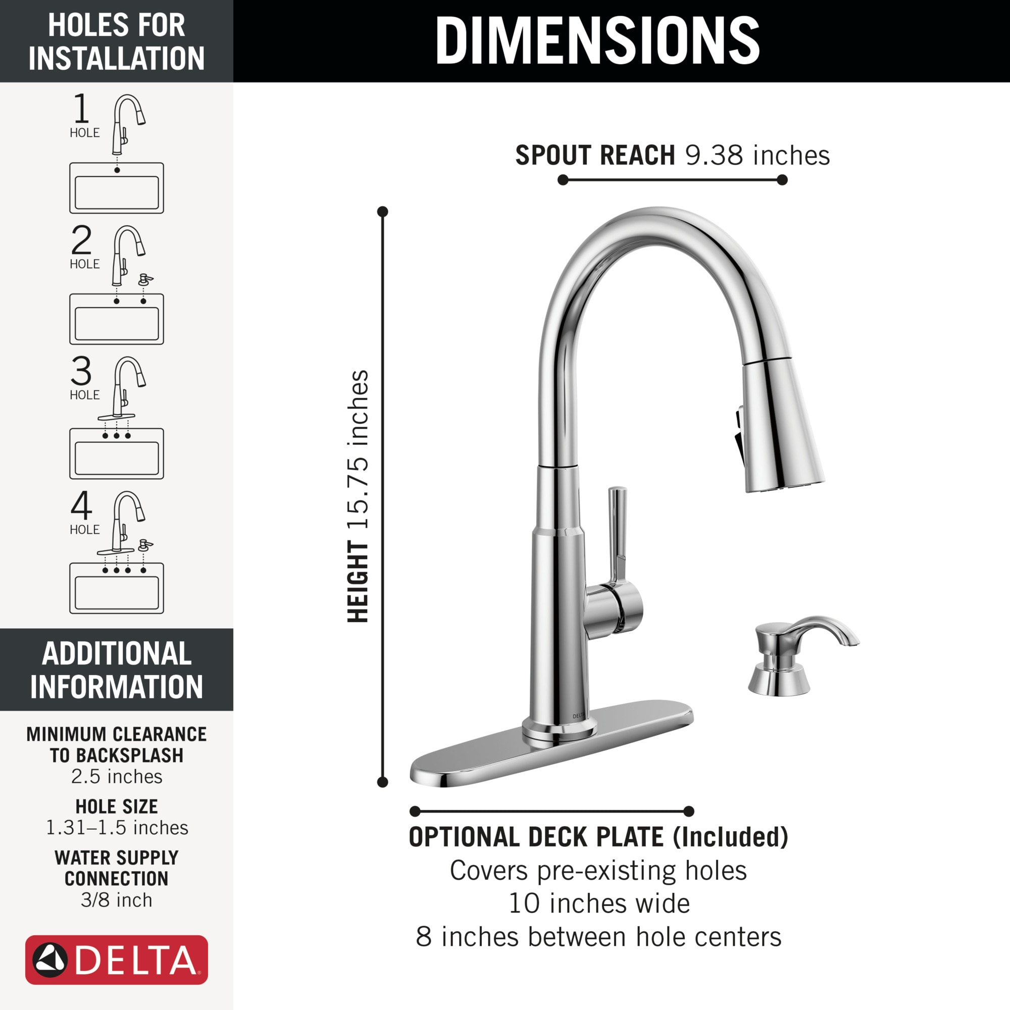 Delta 19863Z-SD-DST Kitchen-Faucets - View #4