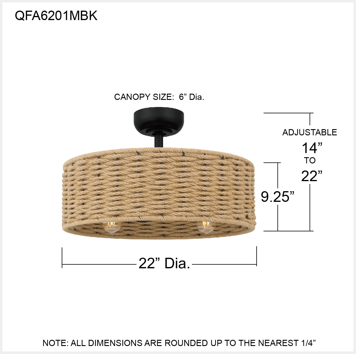 Quoizel QFA6201MBK Ceiling-Fans - View #5
