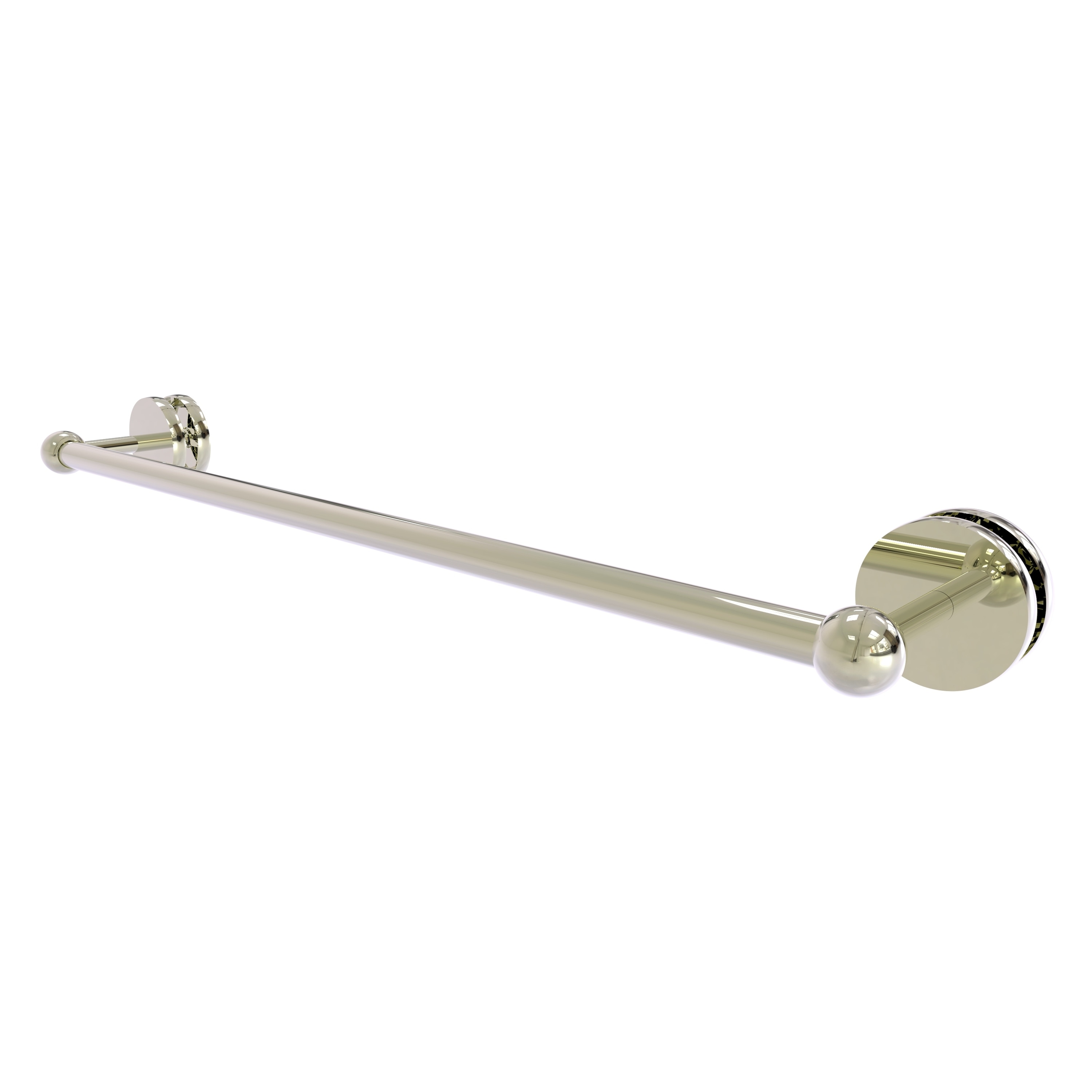 Allied Brass P1000-41-SM-24-PNI Prestige Skyline 24-in Polished Nickel Wall mount Single Towel Bar