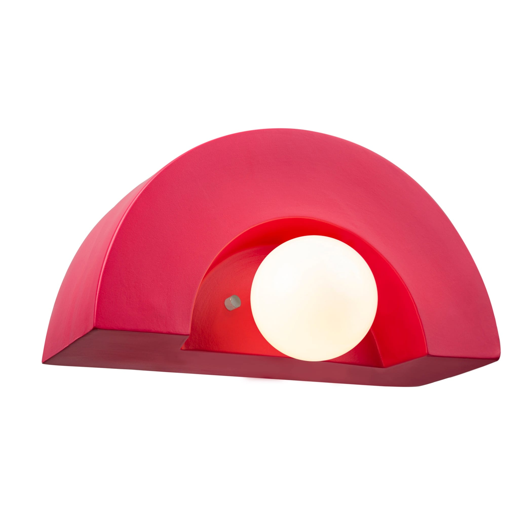 Justice Design Group CER-3020-CRSE Ambiance Collection 12-in W 1 -Light Red Wall Sconce