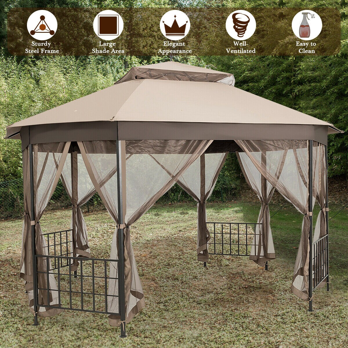 Lowe's End Of Summer Patio Clearance - Pergola with Canopy $398 (Retail  $598) - My DFW Mommy