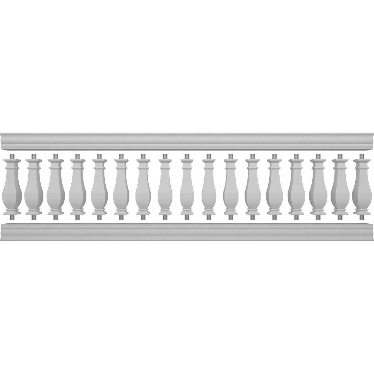 Ekena Millwork BALK32X120ACN railings - View #5