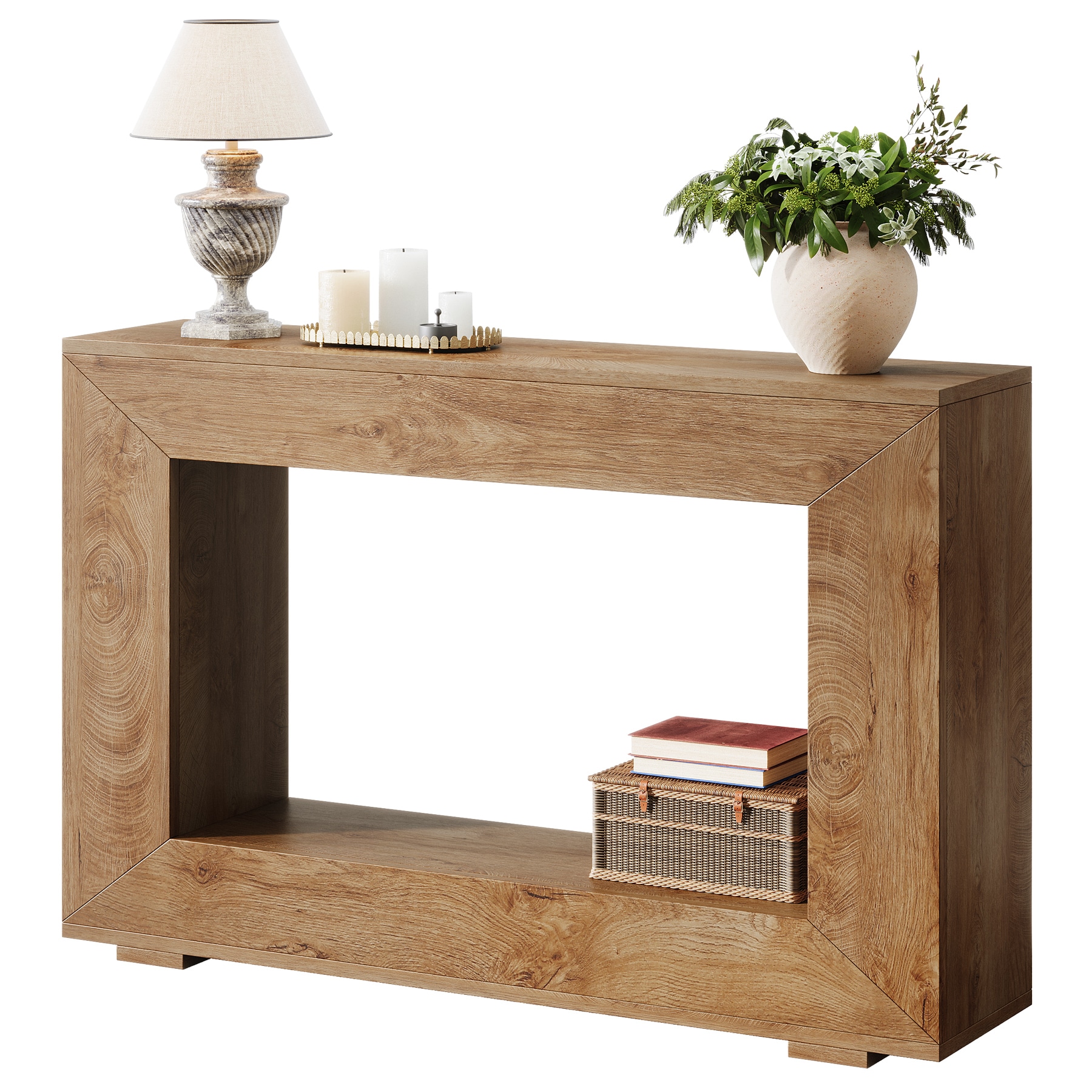 Tribesigns LWFD-JW0885X Console table Farmhouse Finished Console table