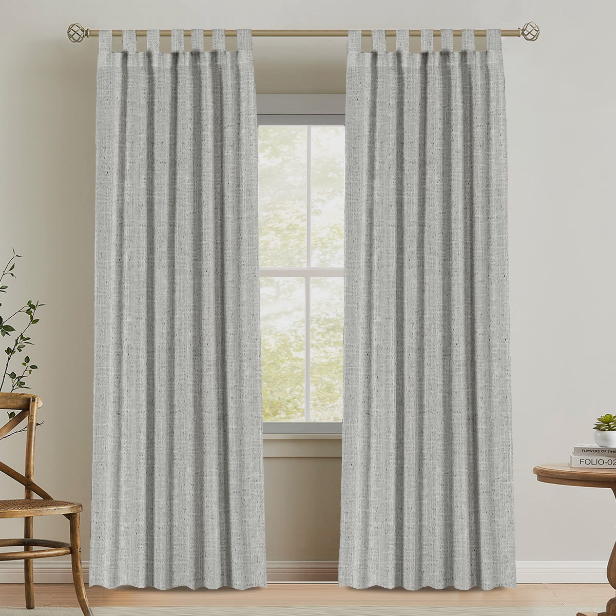 H.Versailtex TABDM5284STONEBLUE curtains - View #17