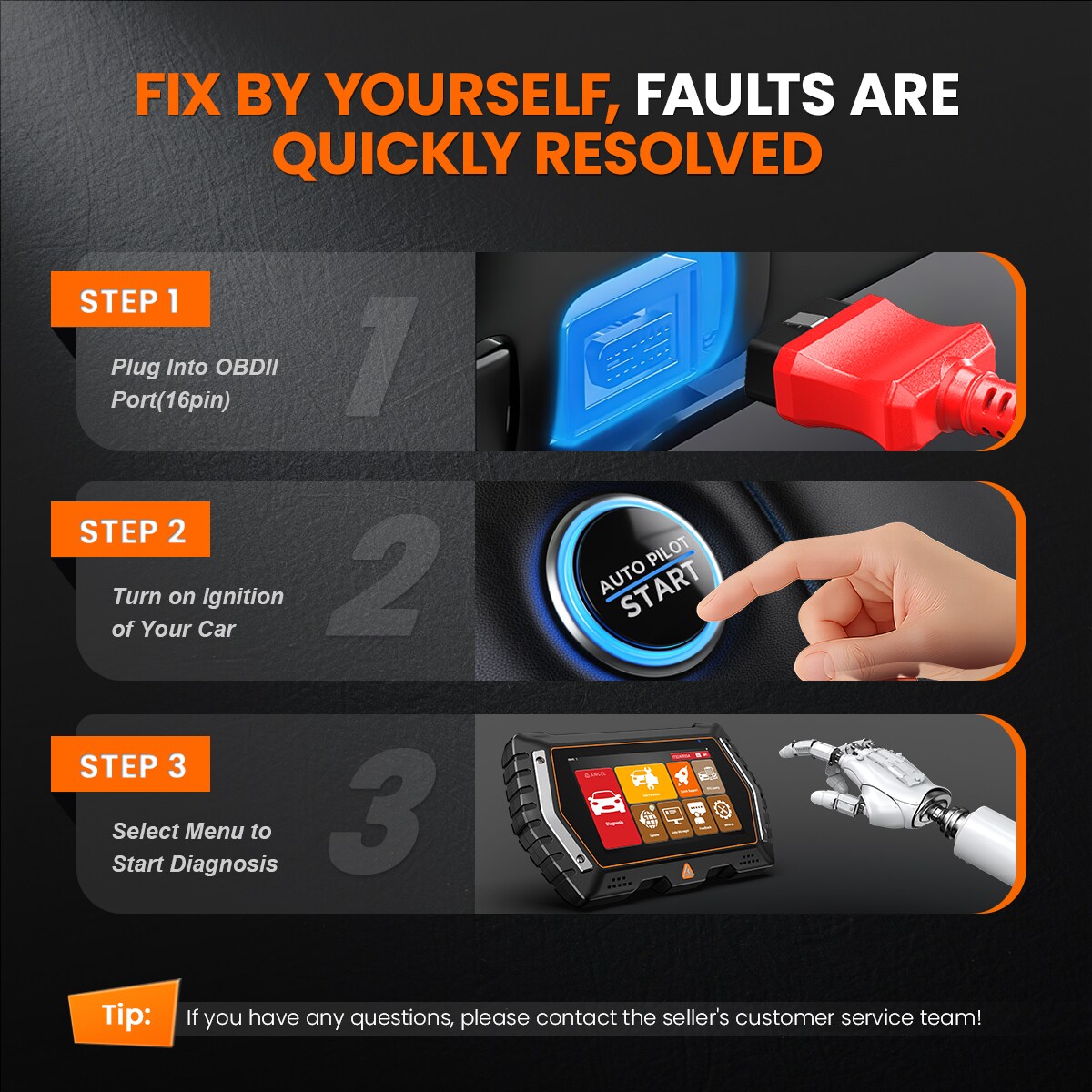 ANCEL V3 PRO Auto-Diagnostic-Testing-Tools - View #12